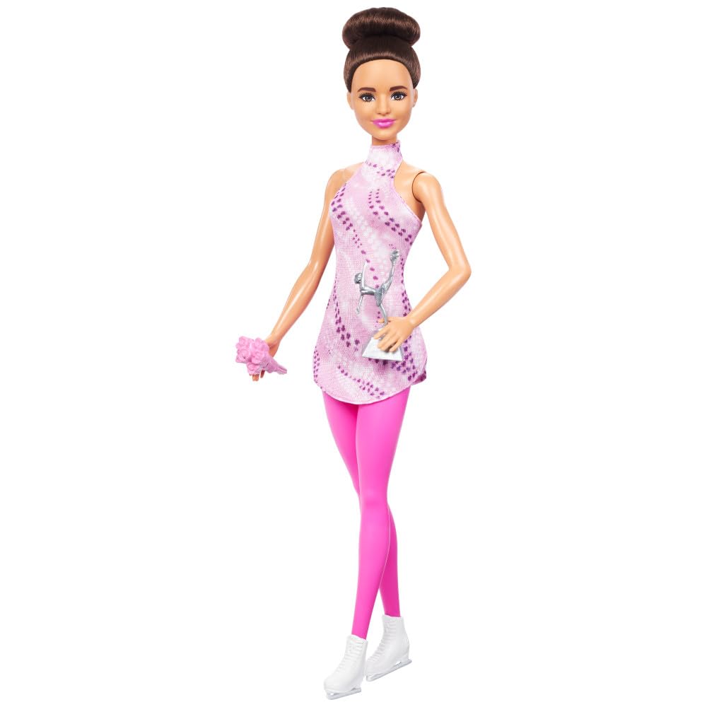 Foto 6 pulgar | Muñeca Moderna Barbie Careers Morena Patinadora Sobre Hielo Con Accesorios - Venta Internacional.