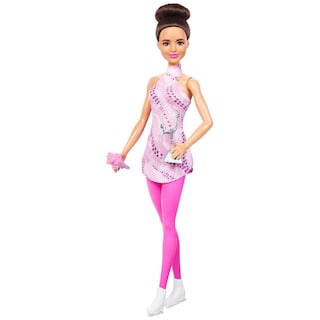 Foto 5 | Muñeca Moderna Barbie Careers Morena Patinadora Sobre Hielo Con Accesorios - Venta Internacional.