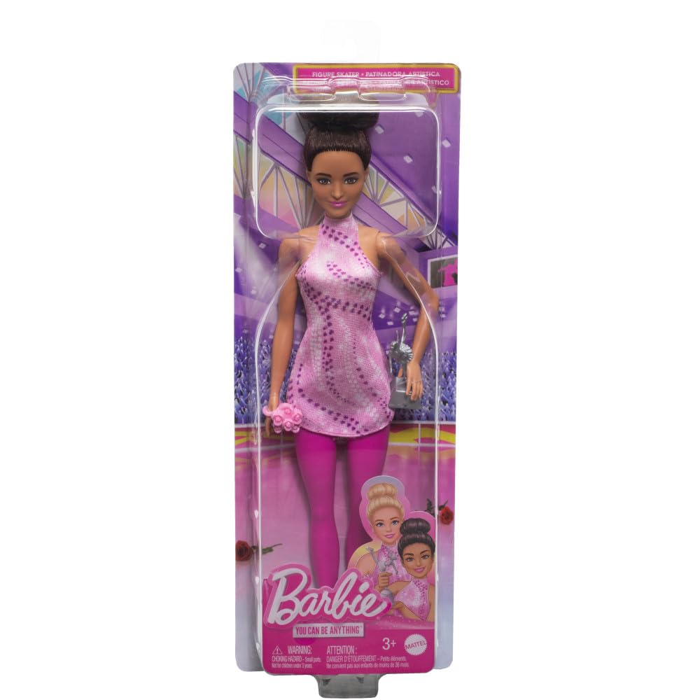 Foto 7 pulgar | Muñeca Moderna Barbie Careers Morena Patinadora Sobre Hielo Con Accesorios - Venta Internacional.