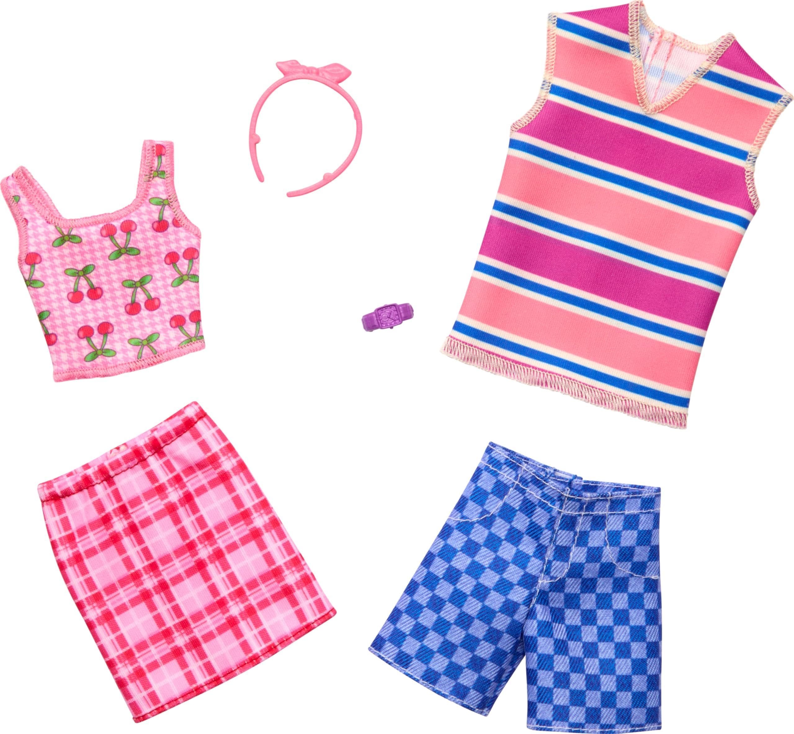 Pack De Moda Y Accesorios Para Barbie Y Ken Con 2 Looks Venta Internacional. Coppel