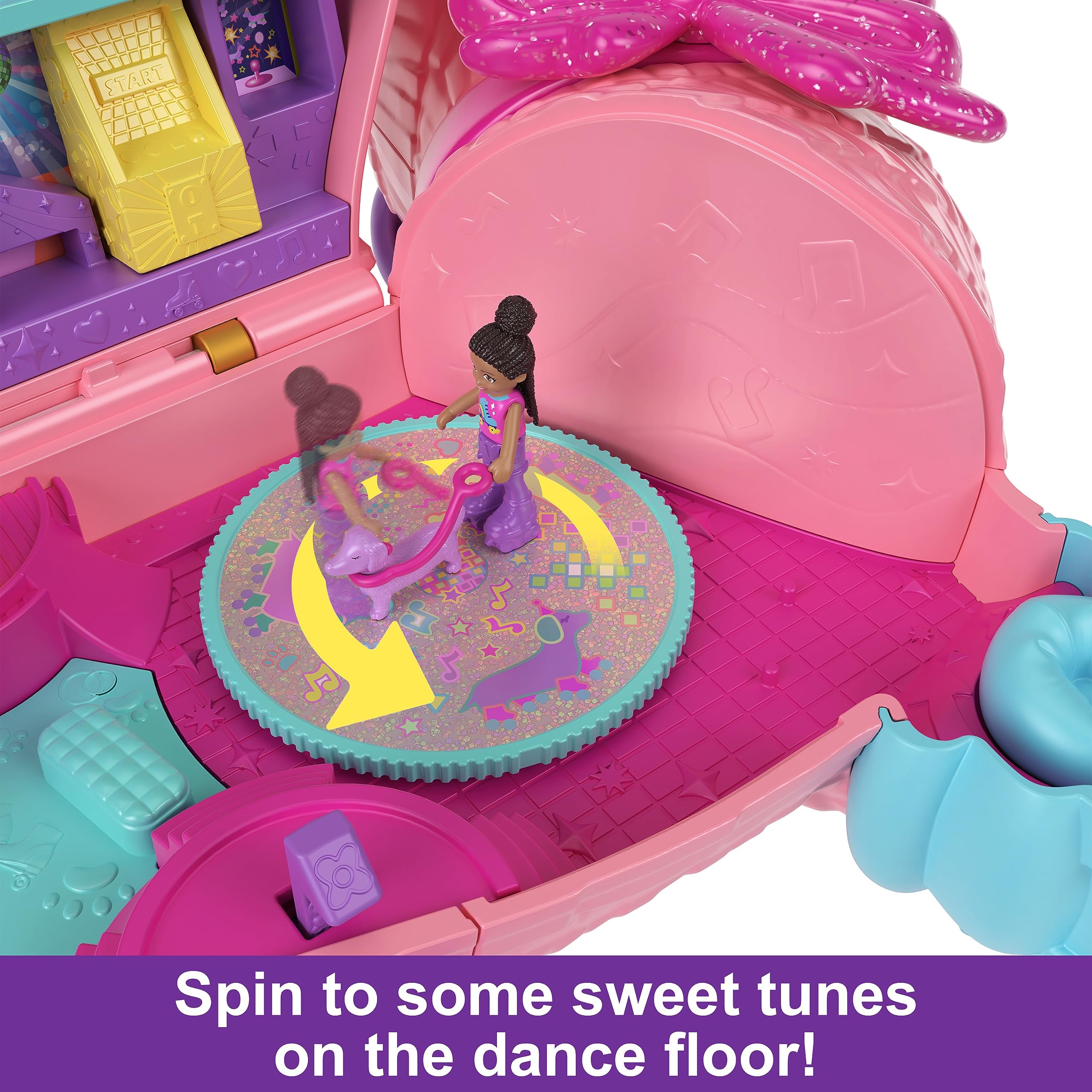 Foto 4 pulgar | Juego De Juguetes De Viaje Polly Pocket 2 En 1 Con 2 Muñecas Y Cachorros Party - Venta Internacional.