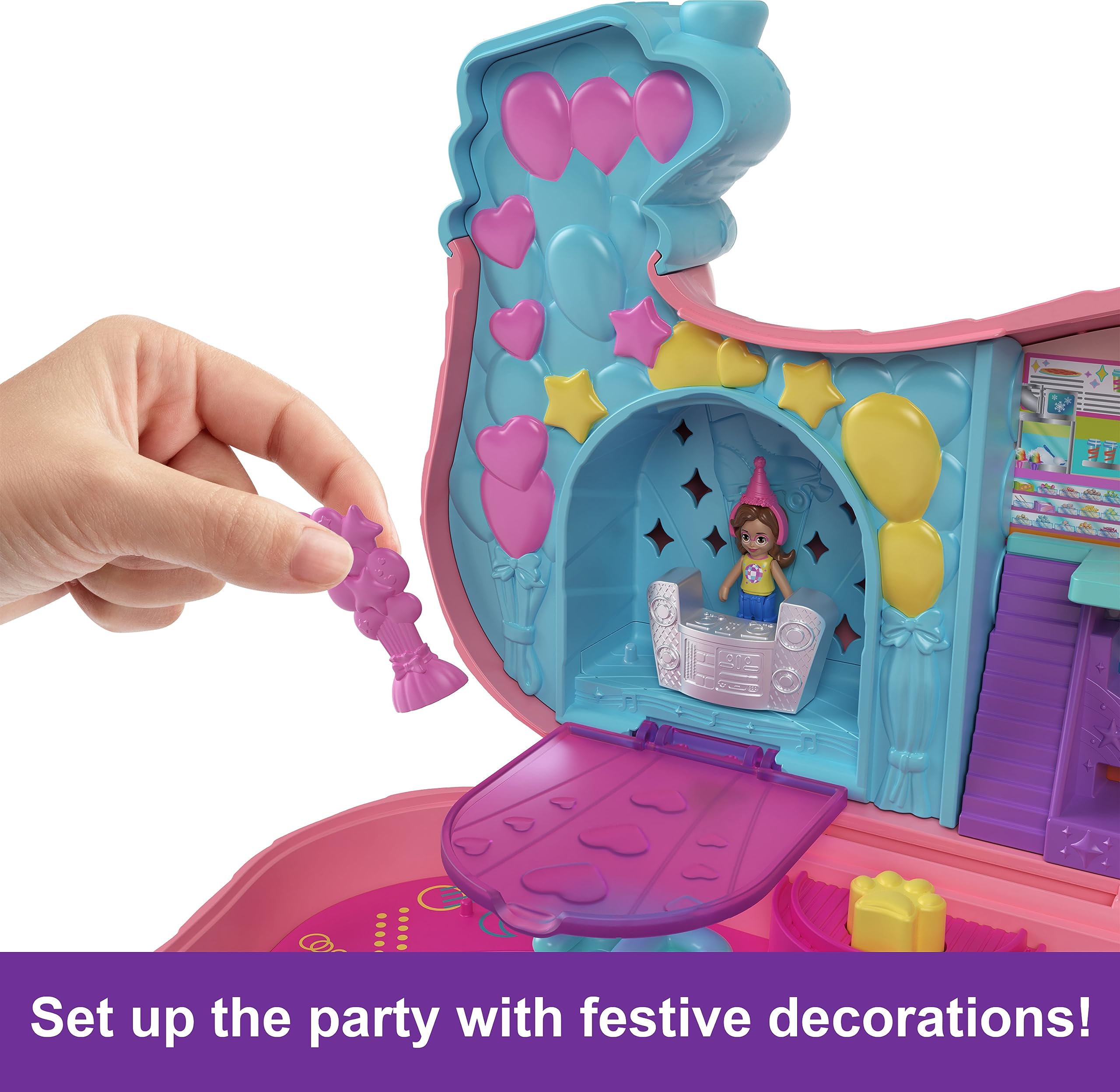 Foto 4 | Juego De Juguetes De Viaje Polly Pocket 2 En 1 Con 2 Muñecas Y Cachorros Party - Venta Internacional.