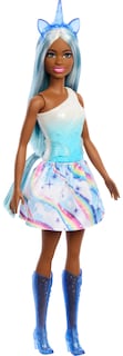 Foto 1 | Muñeca Unicornio Barbie Un Toque De Magia Con Cabello Y Atuendo Azules - Venta Internacional.