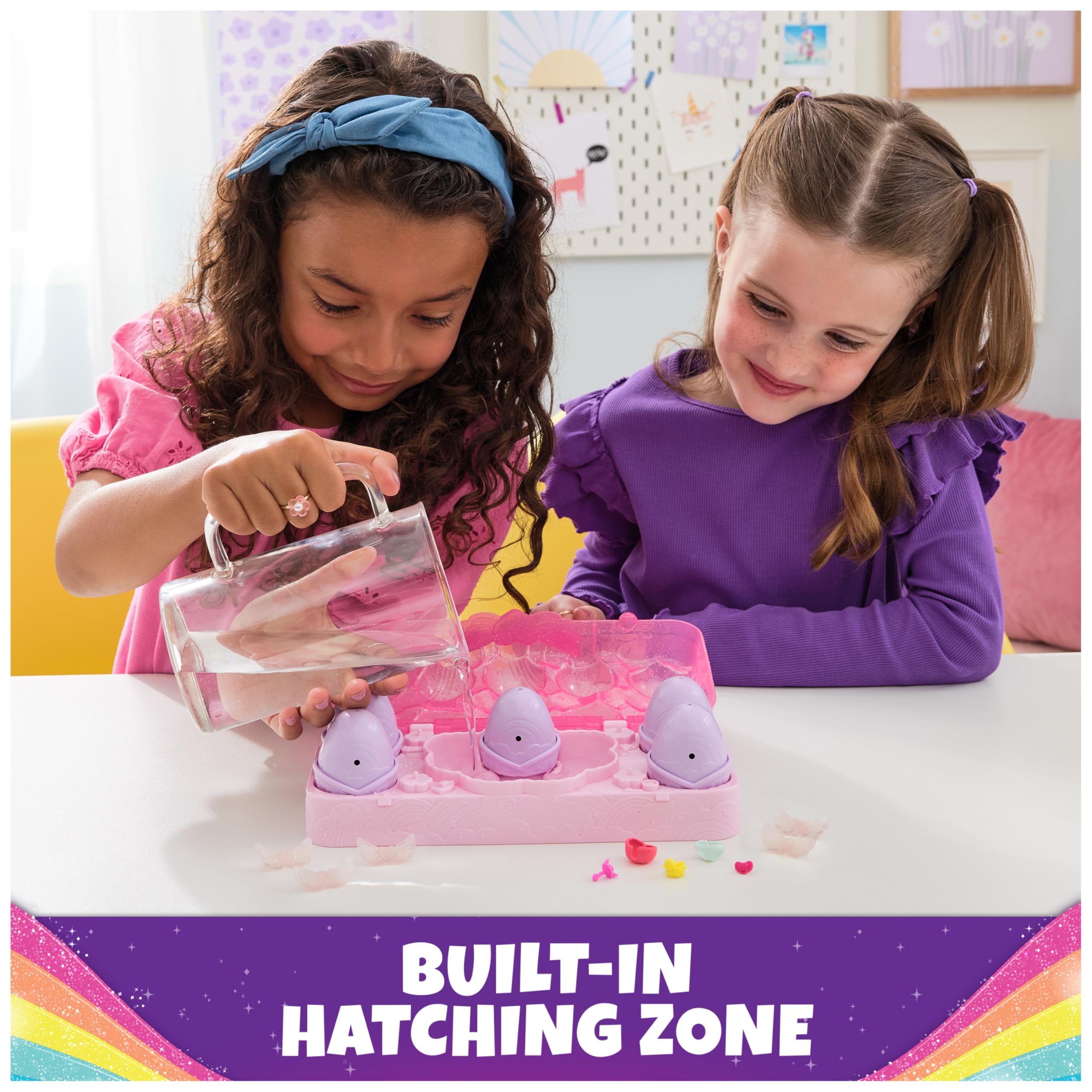 Foto 3 pulgar | Toy Hatchimals Alive Rainbow Splash Con 5 Figuras De Más De 3 Años - Venta Internacional.