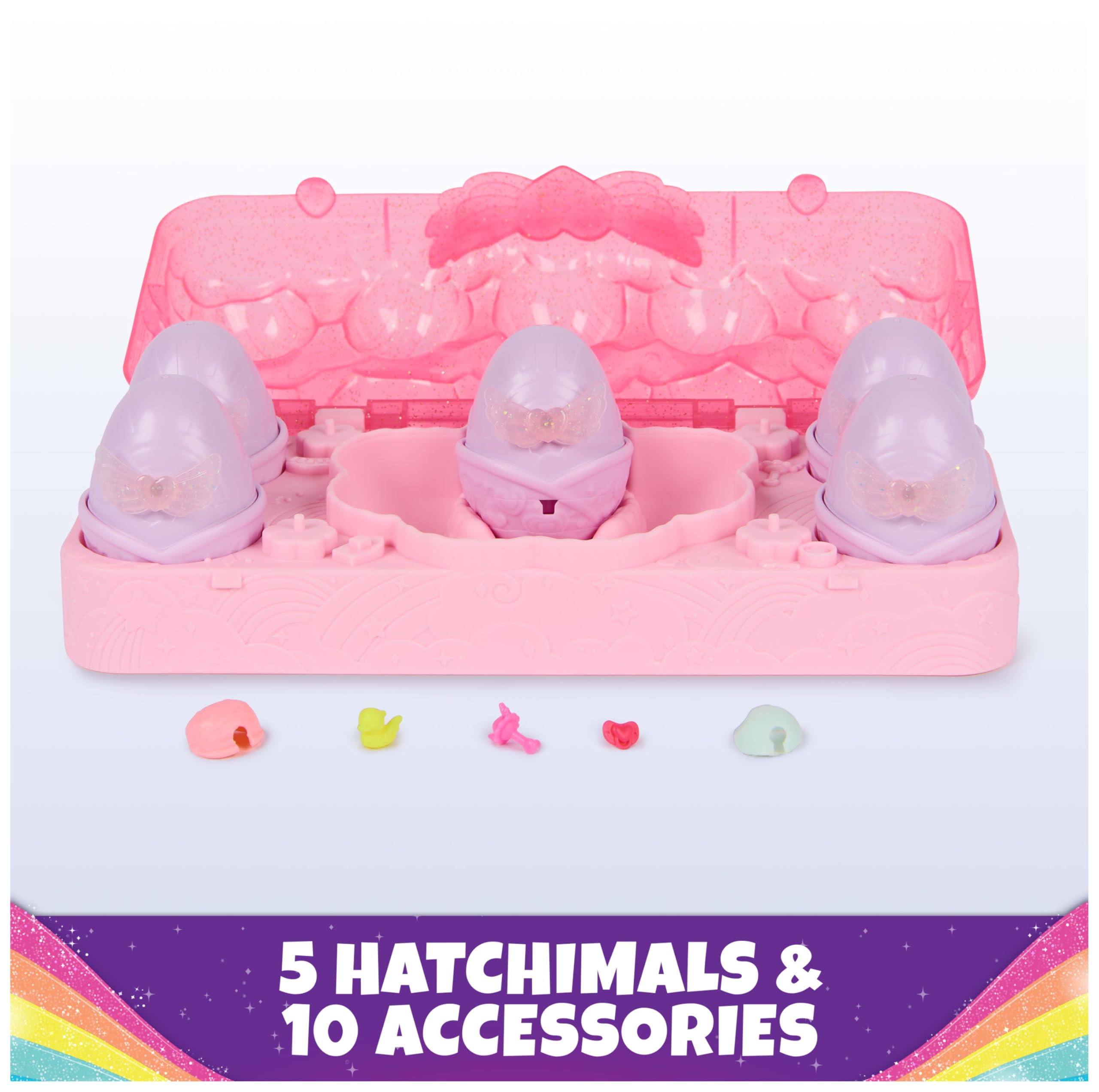 Foto 5 pulgar | Toy Hatchimals Alive Rainbow Splash Con 5 Figuras De Más De 3 Años - Venta Internacional.