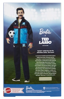 Foto 6 | Muñeca Moderna Barbie Signature Ted Lasso Con Chándal Azul - Venta Internacional.