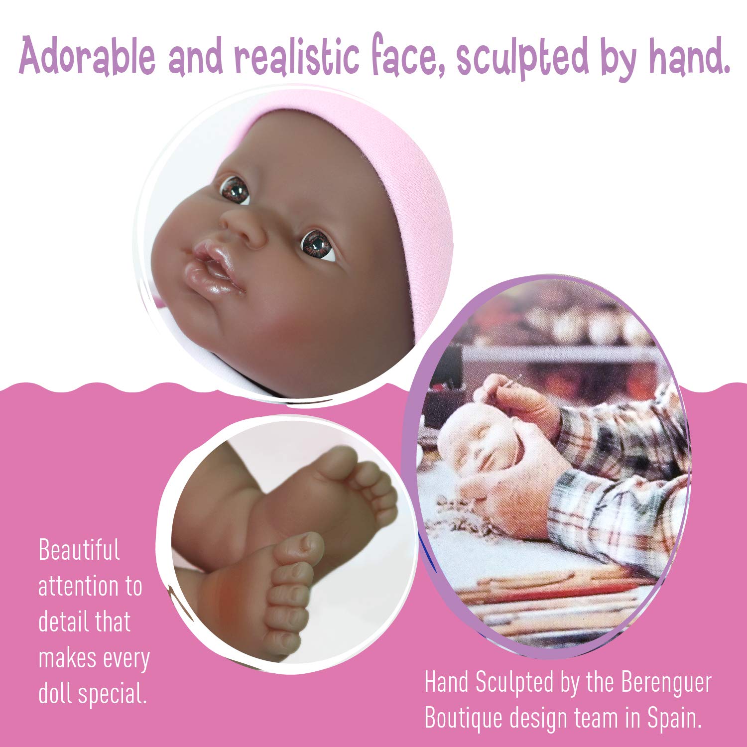 Foto 4 pulgar | Baby Doll Jc Toys La Newborn Nursery De 12 Pulgadas Con Juego De 25 Piezas - Venta Internacional.