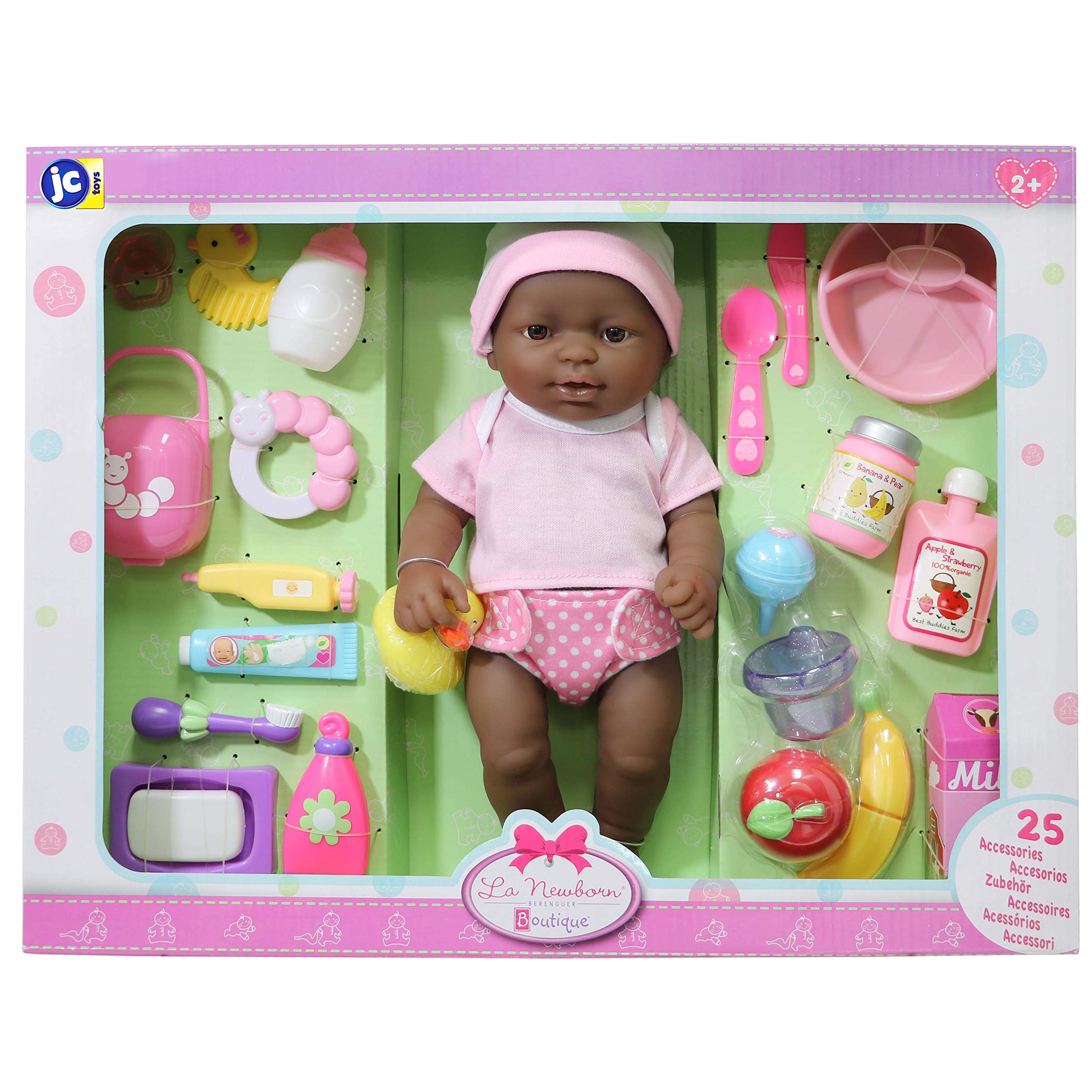 Foto 6 pulgar | Baby Doll Jc Toys La Newborn Nursery De 12 Pulgadas Con Juego De 25 Piezas - Venta Internacional.