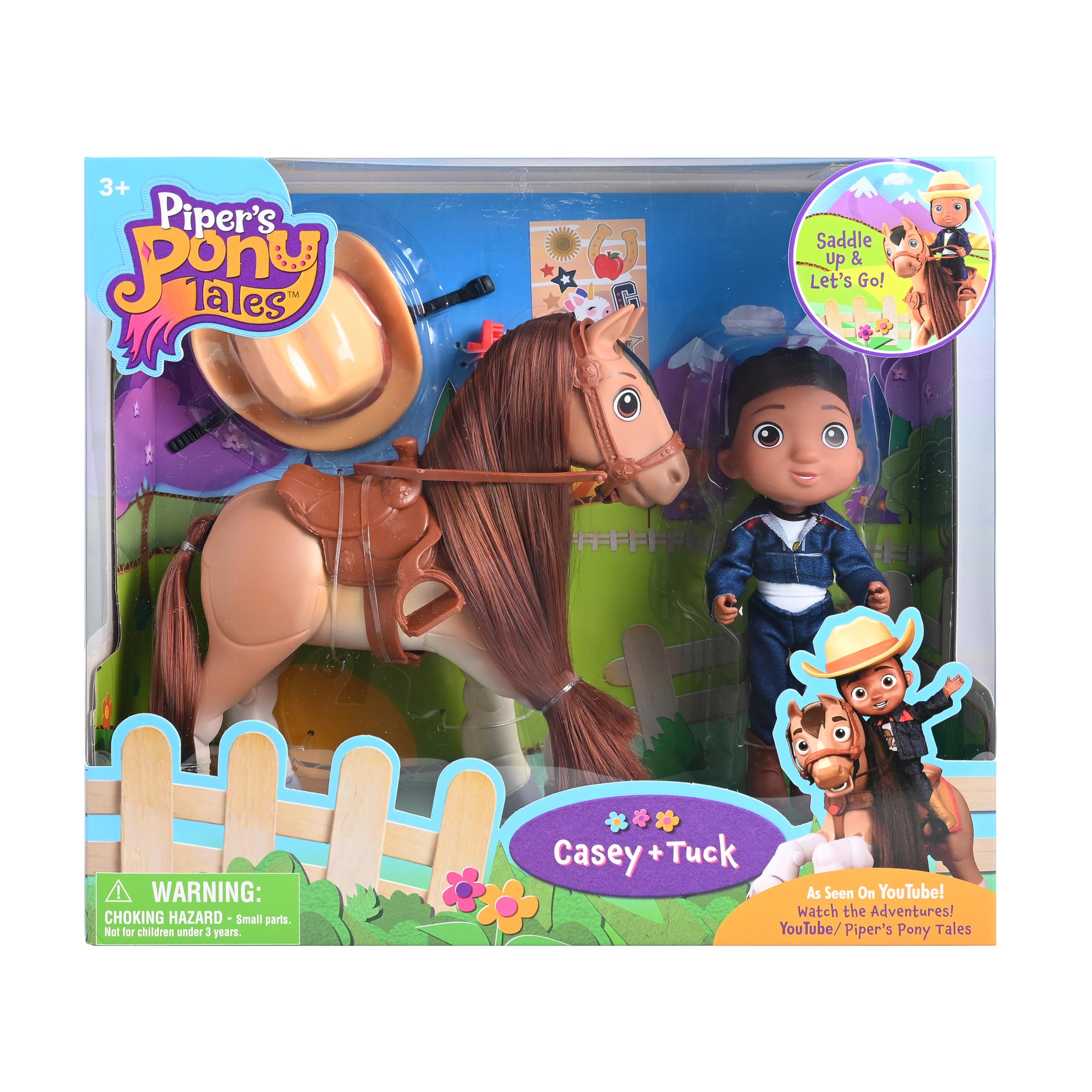 Foto 3 pulgar | Set De Muñecas Y Ponis Casey + Tuck De Toy Breyer Piper's Pony Tales - Venta Internacional.