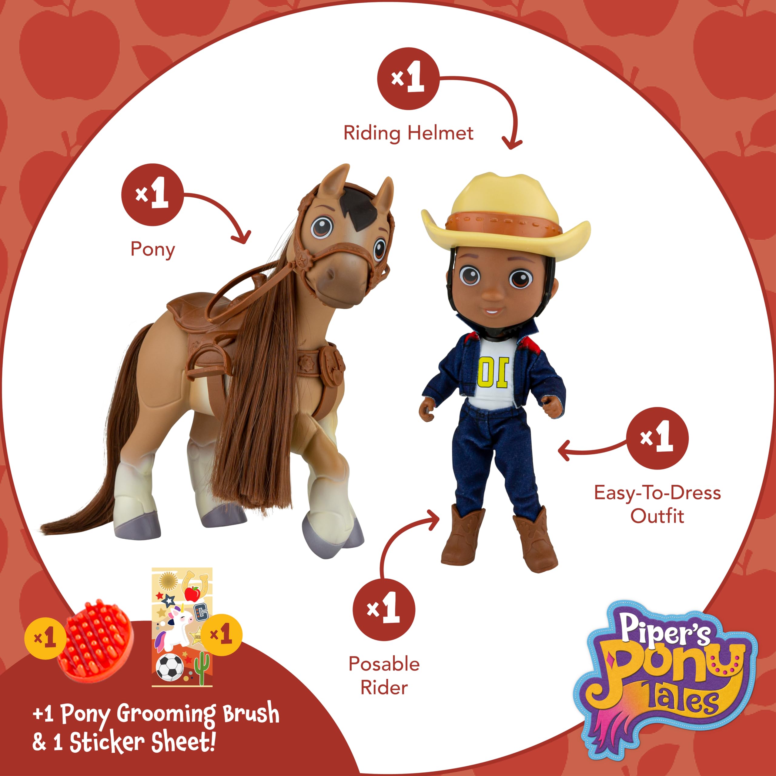 Foto 5 pulgar | Set De Muñecas Y Ponis Casey + Tuck De Toy Breyer Piper's Pony Tales - Venta Internacional.