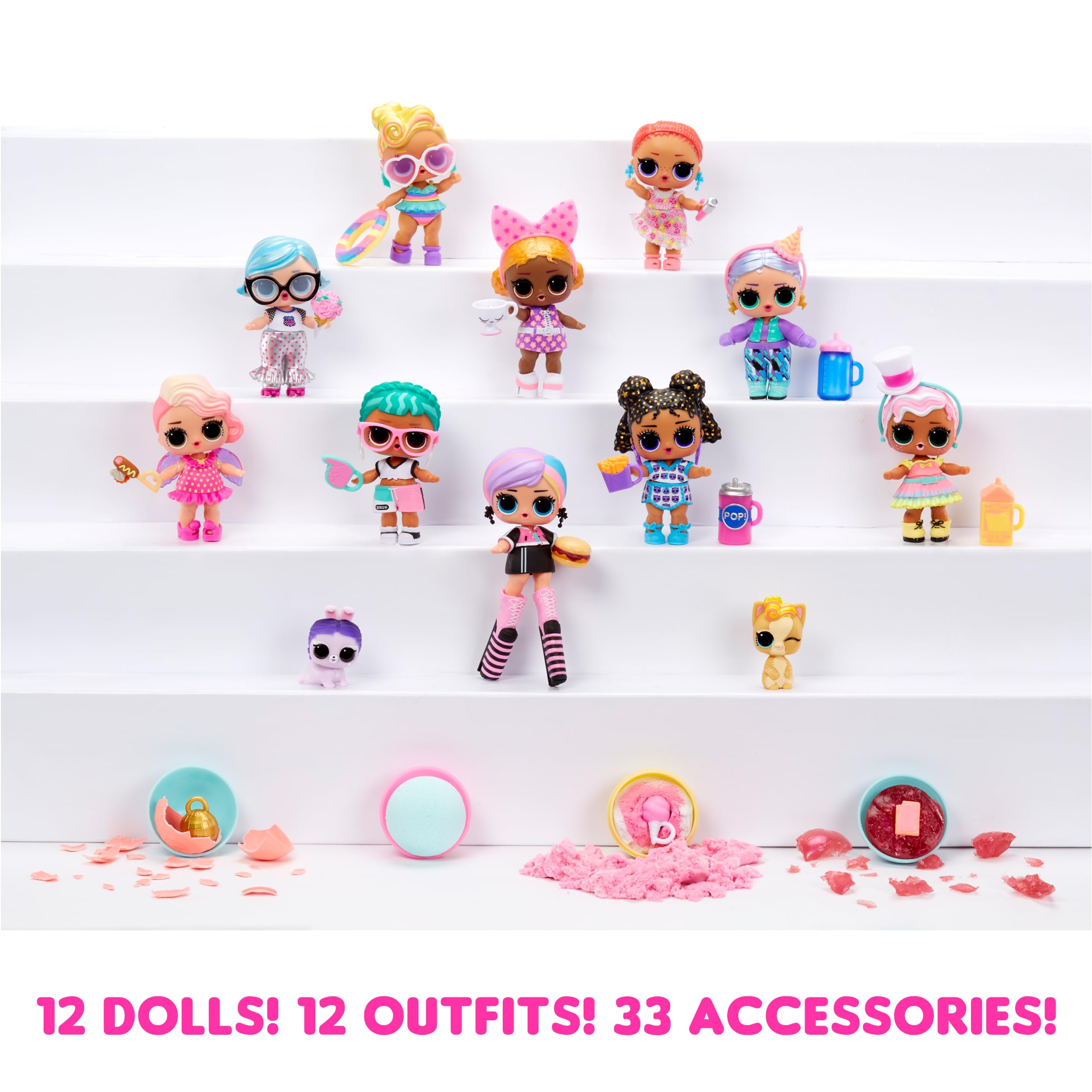 Foto 8 pulgar | ¡sorpresa De Toy L.o.l.! Mega Ball Magic Con 12 Muñecas Y Más De 60 Sorpresas - Venta Internacional.