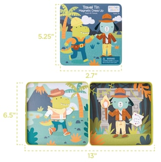 Foto 3 | Disfraz Magnético De Viaje Con Diseño De Stephen Joseph Dino Y Perro - Venta Internacional.
