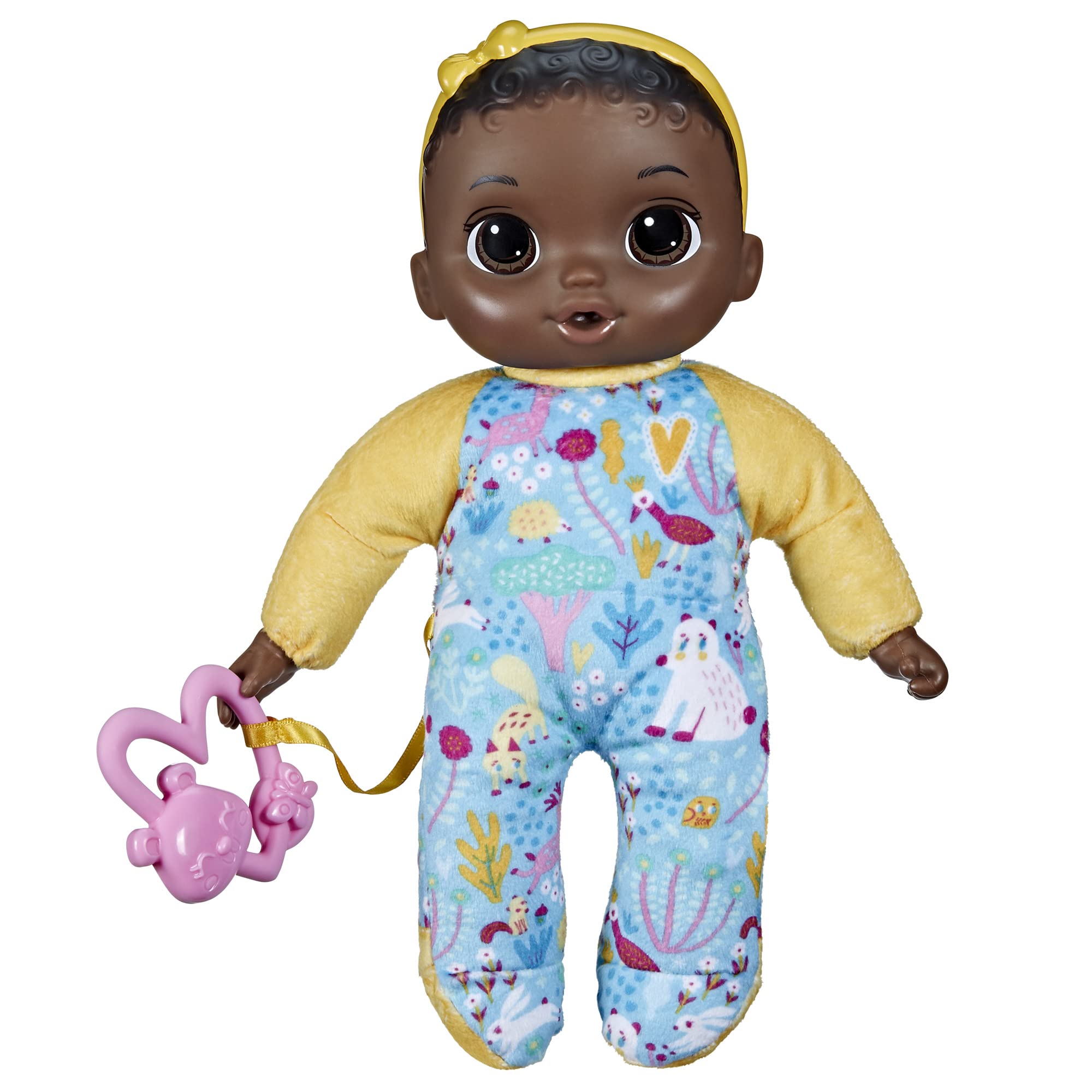 Muñeca Baby Alive Soft 'n Cute De Pelo Negro De 28 Cm Con Mordedor - Venta Internacional.