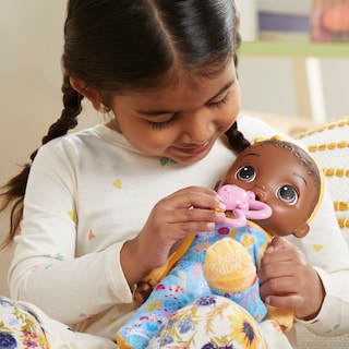 Foto 2 | Muñeca Baby Alive Soft 'n Cute De Pelo Negro De 28 Cm Con Mordedor - Venta Internacional.