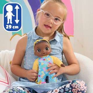 Foto 5 | Muñeca Baby Alive Soft 'n Cute De Pelo Negro De 28 Cm Con Mordedor - Venta Internacional.