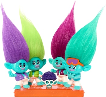 Foto 3 | Set De Juguetes Mattel Dreamworks Trolls Band Together Brozone De Gira - Venta Internacional.