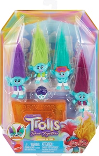 Foto 6 | Set De Juguetes Mattel Dreamworks Trolls Band Together Brozone De Gira - Venta Internacional.