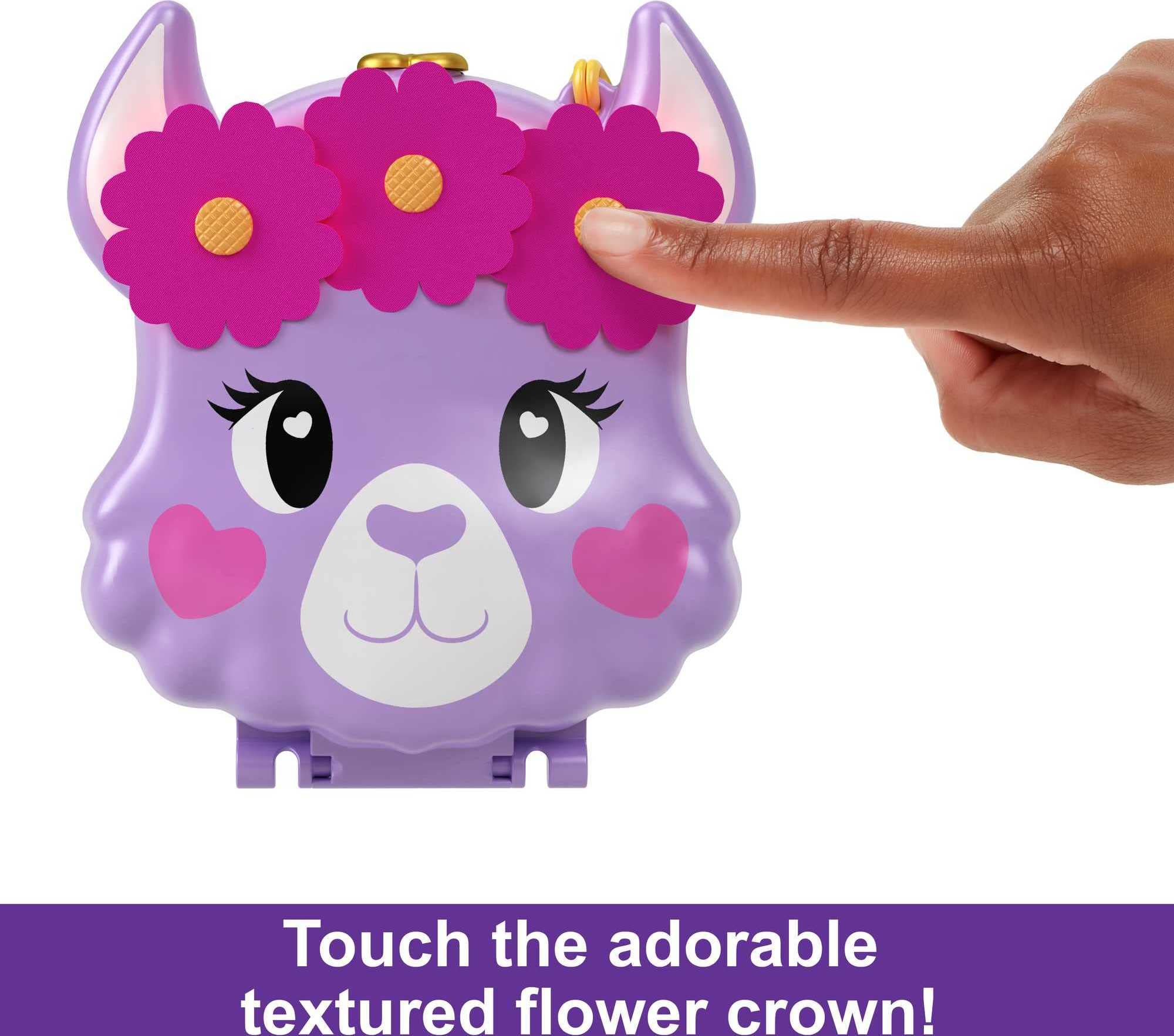 Foto 4 pulgar | Set De Juego Compacto Polly Pocket Llama Camp Adventure Con Muñecas - Venta Internacional.