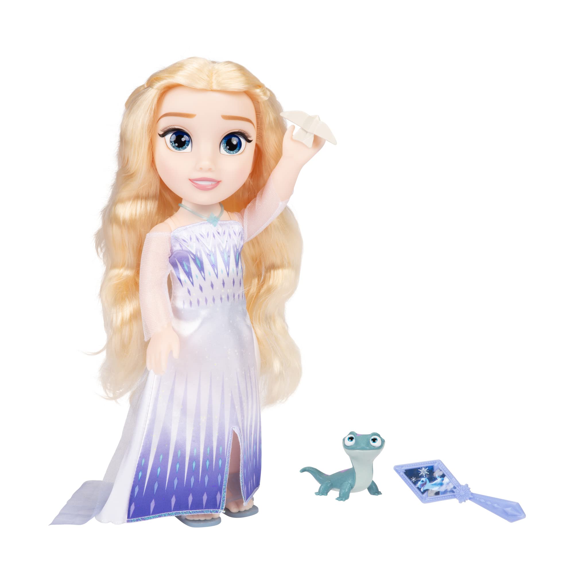 Muñeca Frozen Elsa, La Reina De Las Nieves, Cantando Con Figura De Bruni - Venta Internacional.