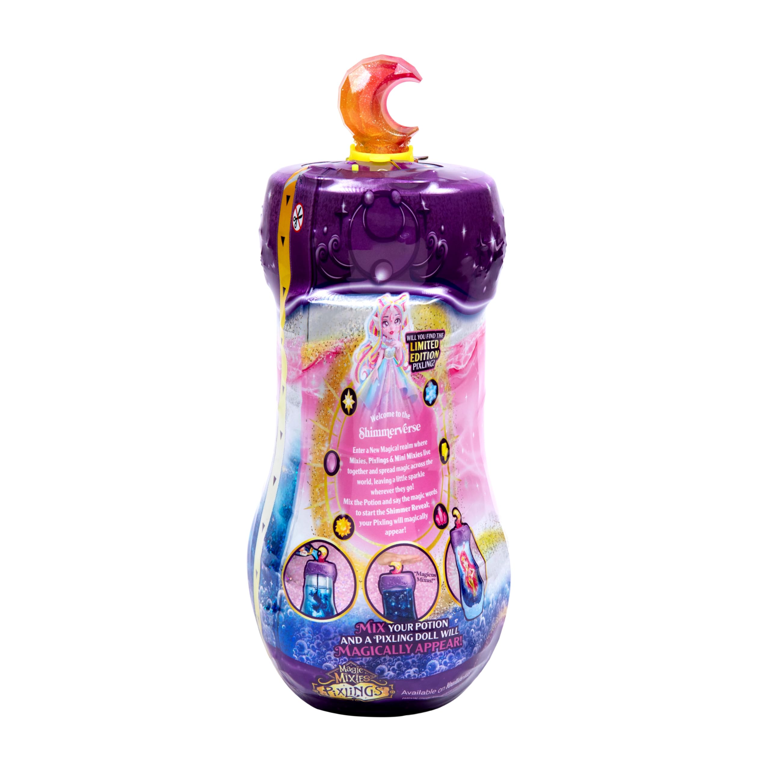Foto 4 pulgar | Muñeca De Moda Magic Mixies Pixlings Shimmerverse Pheona De 6.5 Pulgadas - Venta Internacional.
