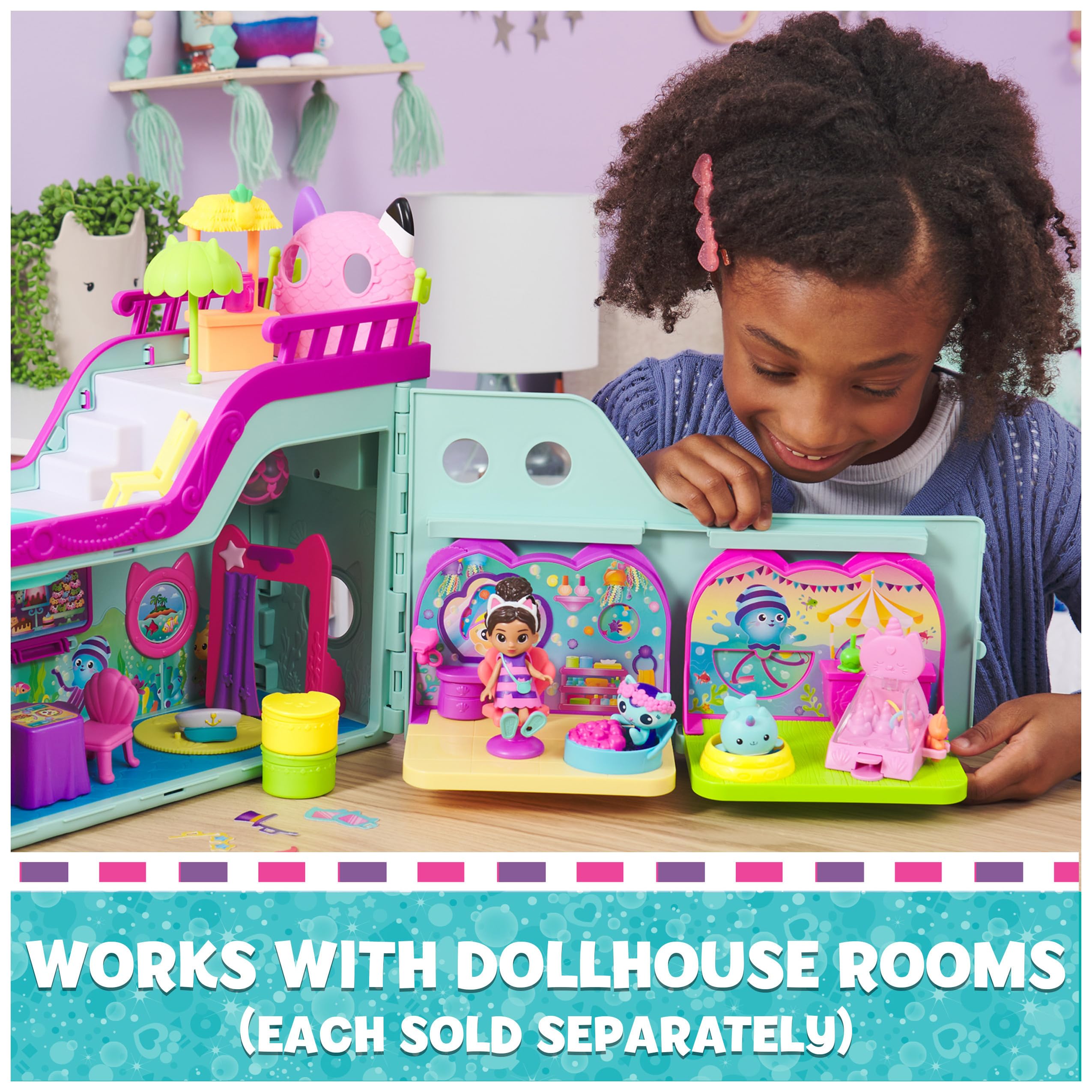 Foto 6 pulgar | Cruise Ship Toy Gabby's Dollhouse Gabby Cat Con 2 Figuras - Venta Internacional.