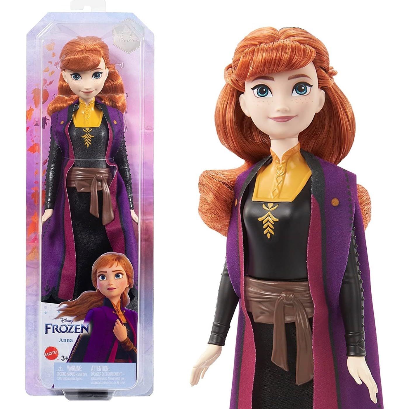 Foto 3 pulgar | Muñeca De Moda Mattel Disney Frozen Anna Con Look Exclusivo - Venta Internacional.