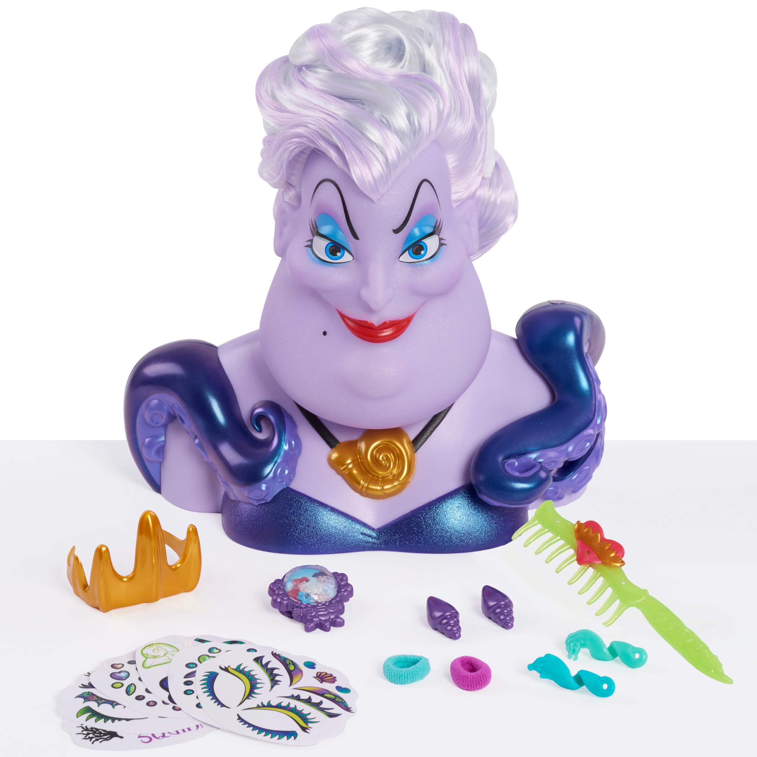 Foto 3 pulgar | Styling Head Just Play, Villana De Disney, Fierce 'n Fun Ursula - Venta Internacional.