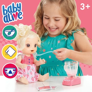 Foto 2 | Batido De Fresas Baby Doll Baby Alive Magical Mixer Desde Hace Más De 3 Años - Venta Internacional.