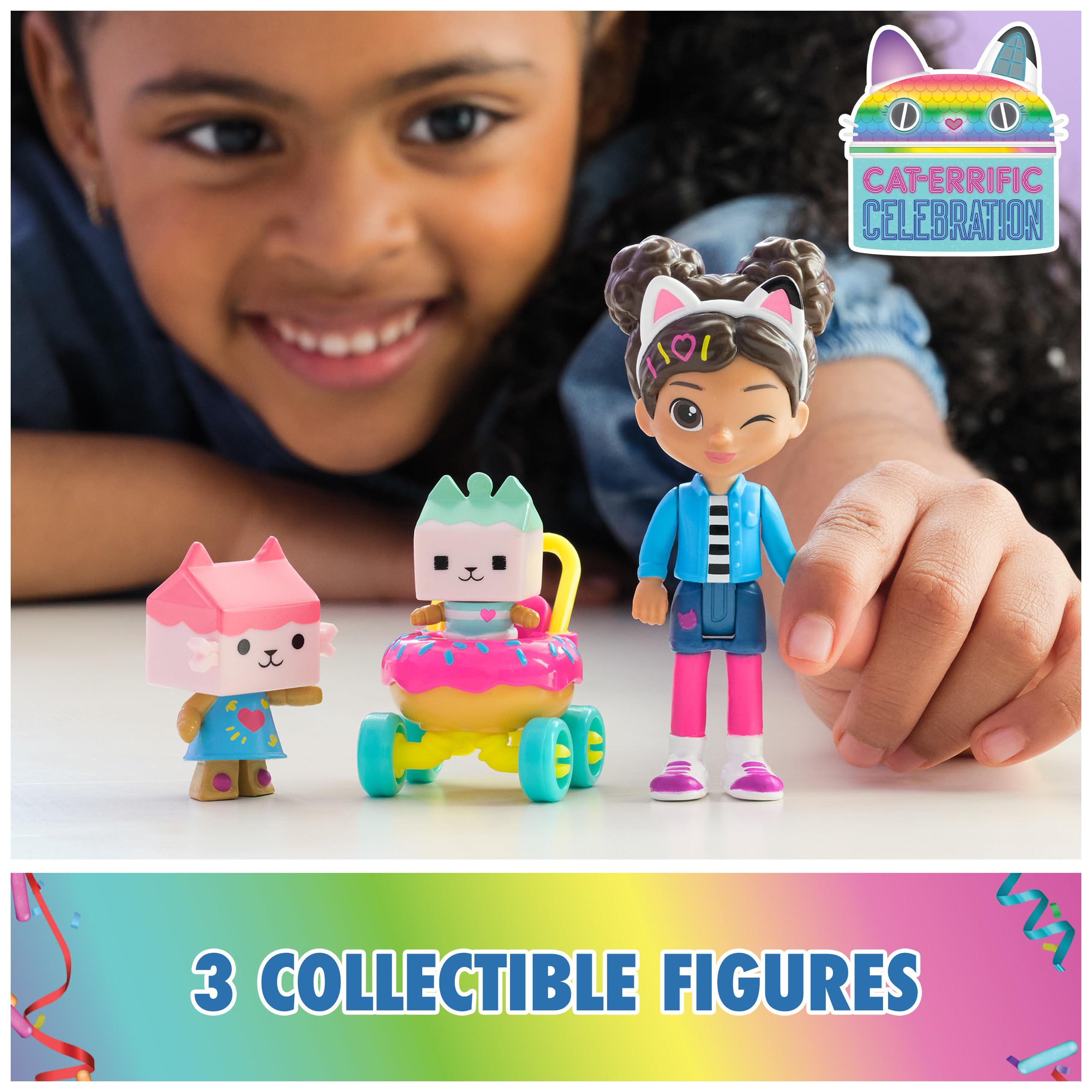 Foto 4 pulgar | Set De Figuras Gabby's Dollhouse Kitty Care Con Gabby, Baby Box - Venta Internacional.