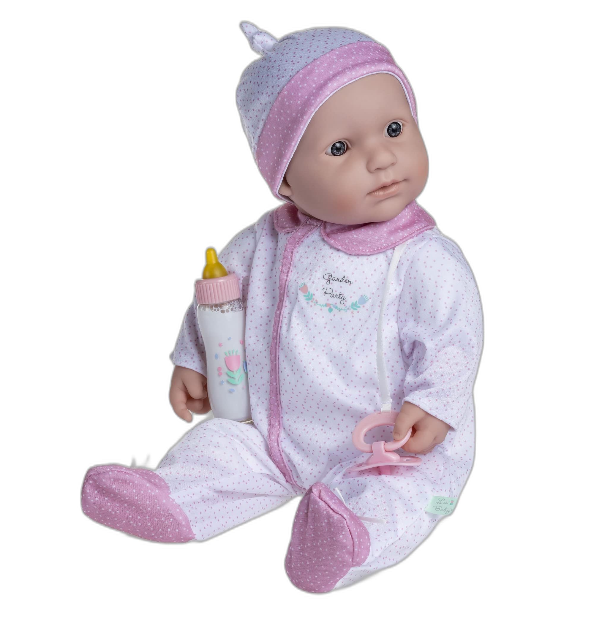 Muñeca Jc Toys La Baby, Caucásica, Cuerpo Blando, 50 Cm, +12 M - Venta Internacional.