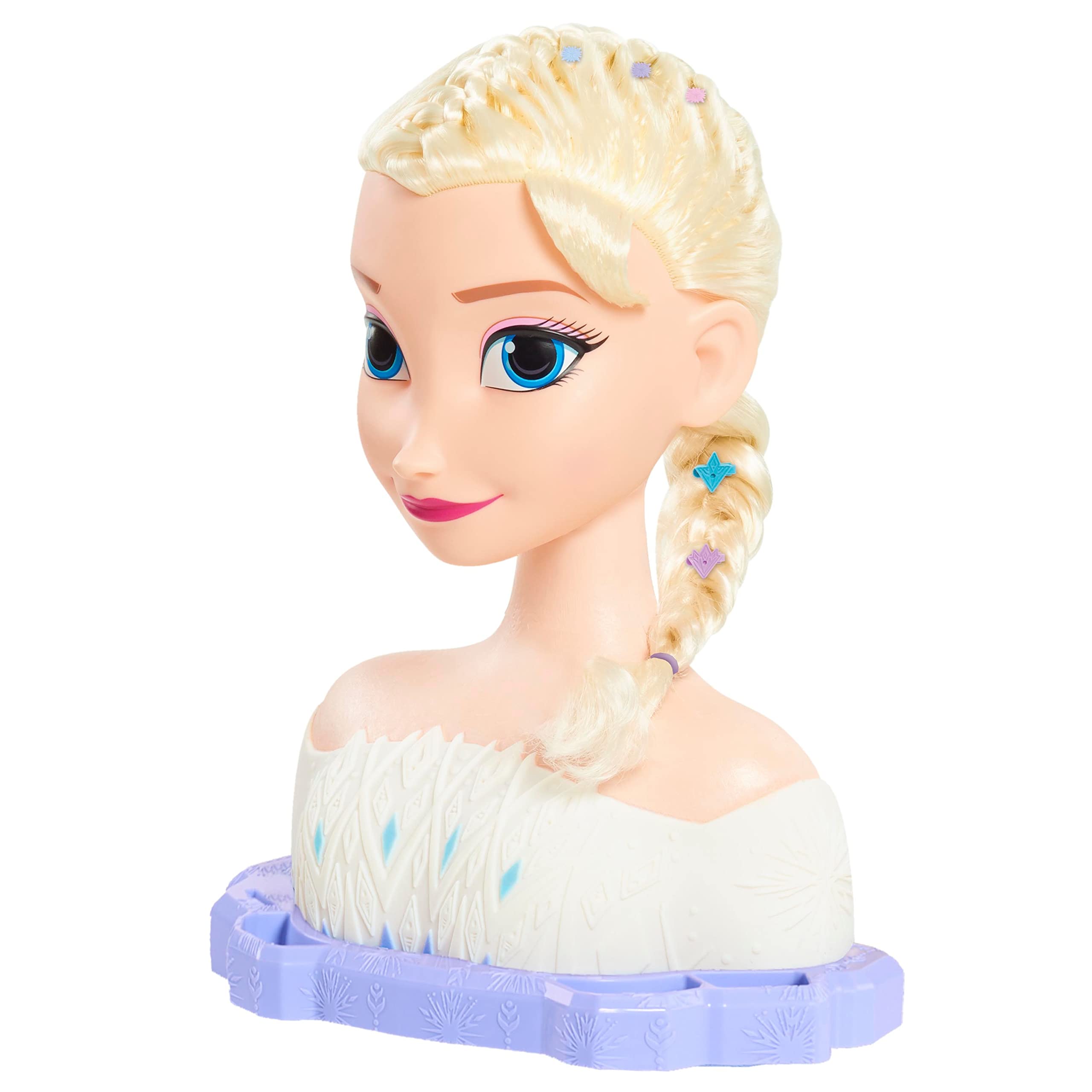 Foto 5 pulgar | Cabezal De Peinado Just Play Disney Frozen Deluxe Elsa Blonde Hair - Venta Internacional.