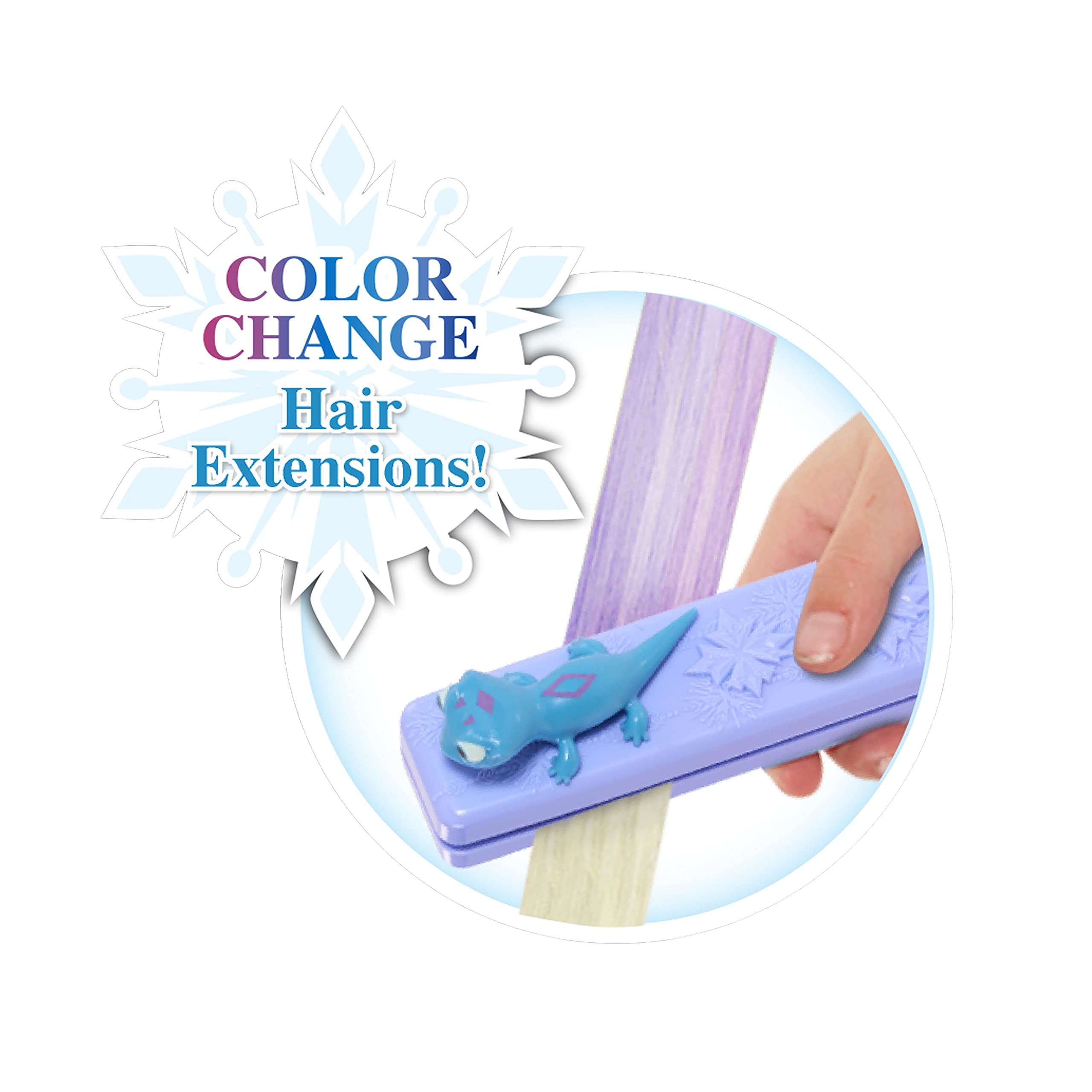 Foto 6 pulgar | Cabezal De Peinado Just Play Disney Frozen Deluxe Elsa Blonde Hair - Venta Internacional.