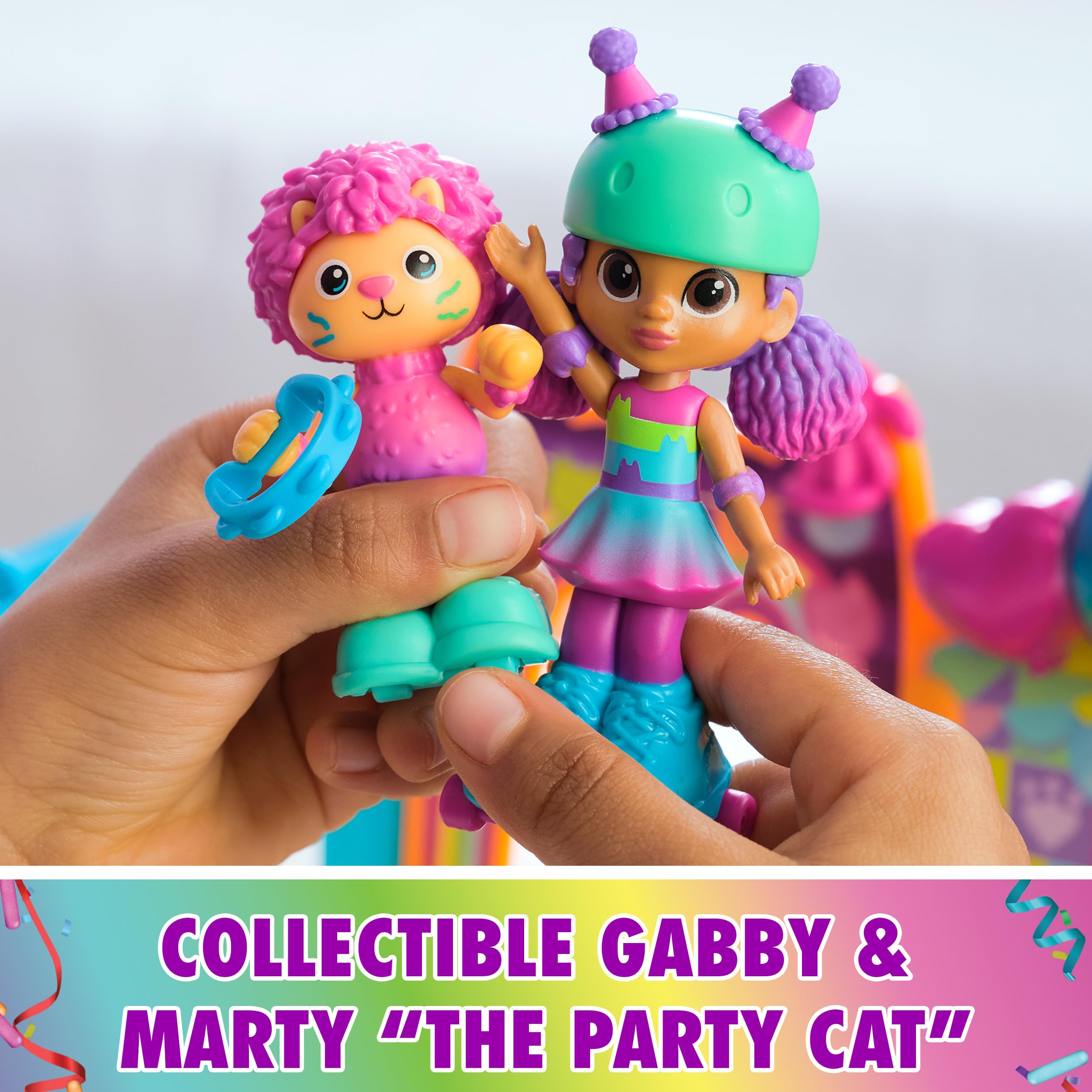 Foto 6 pulgar | Sala De Fiestas Playset Gabby's Dollhouse Con Figuras Y Acceso. - Venta Internacional.