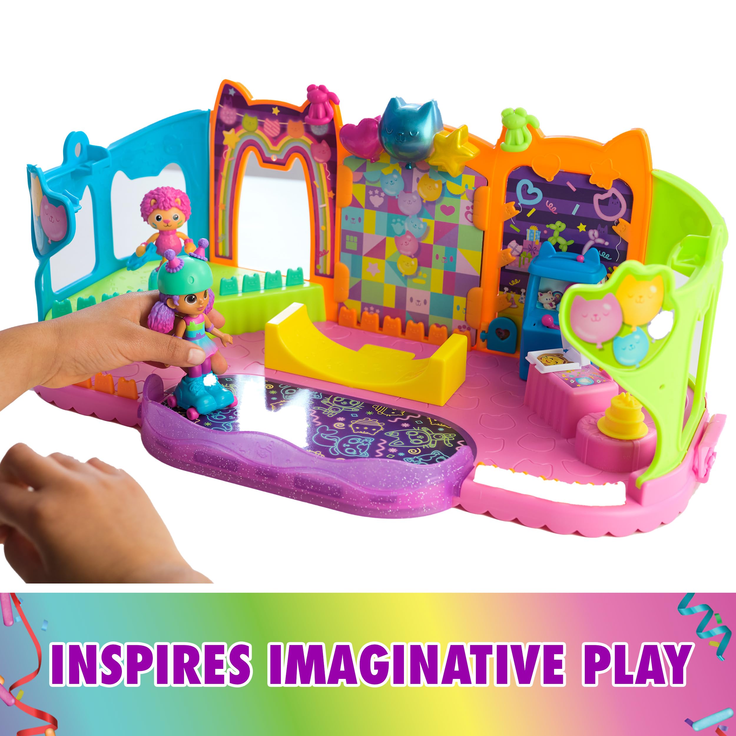 Foto 8 pulgar | Sala De Fiestas Playset Gabby's Dollhouse Con Figuras Y Acceso. - Venta Internacional.