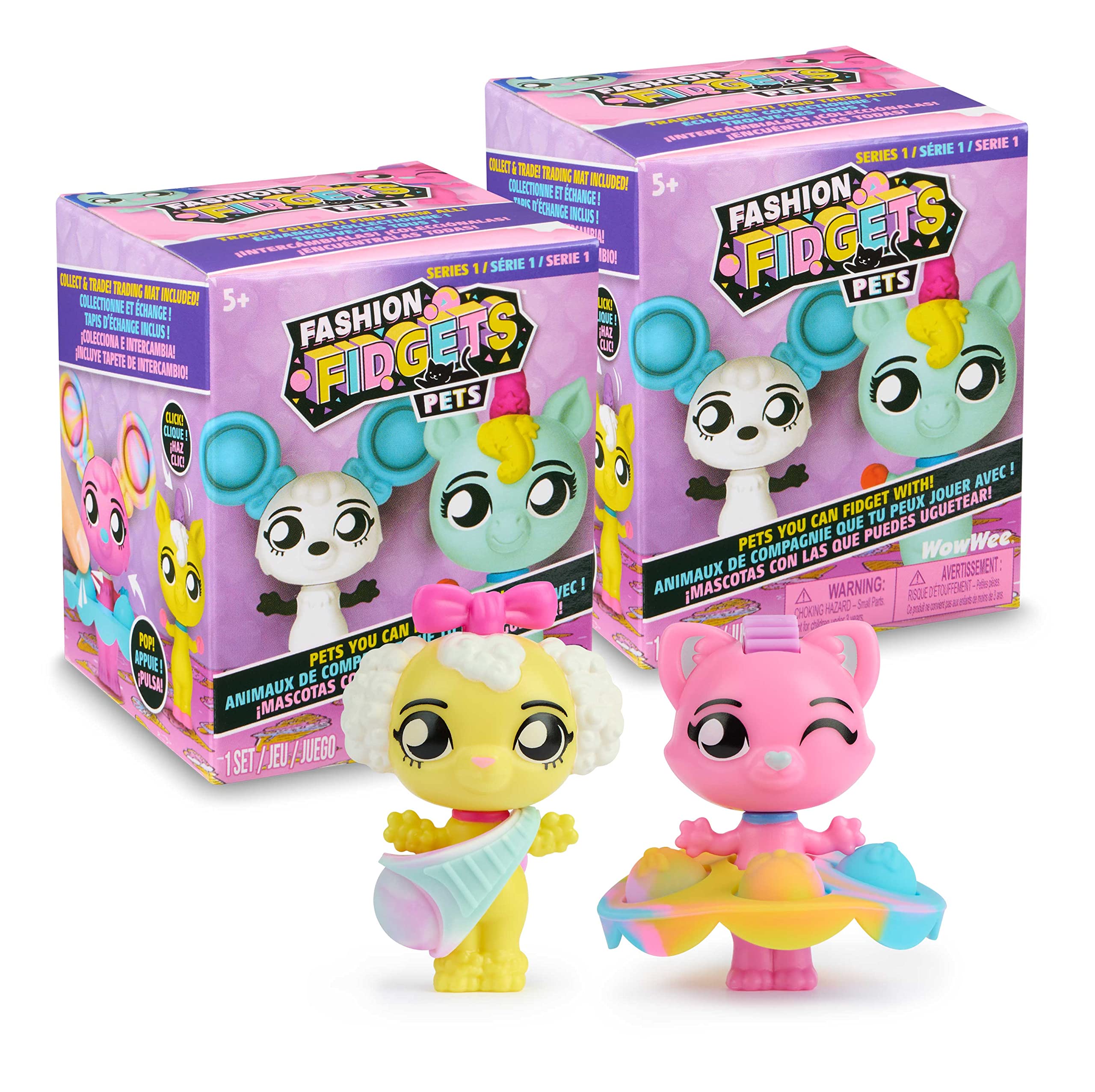 Muñecos Inquietos Coleccionables Para Mascotas, A La Moda, Paquete De 2 Unidades, Wowwee - Venta Internacional.