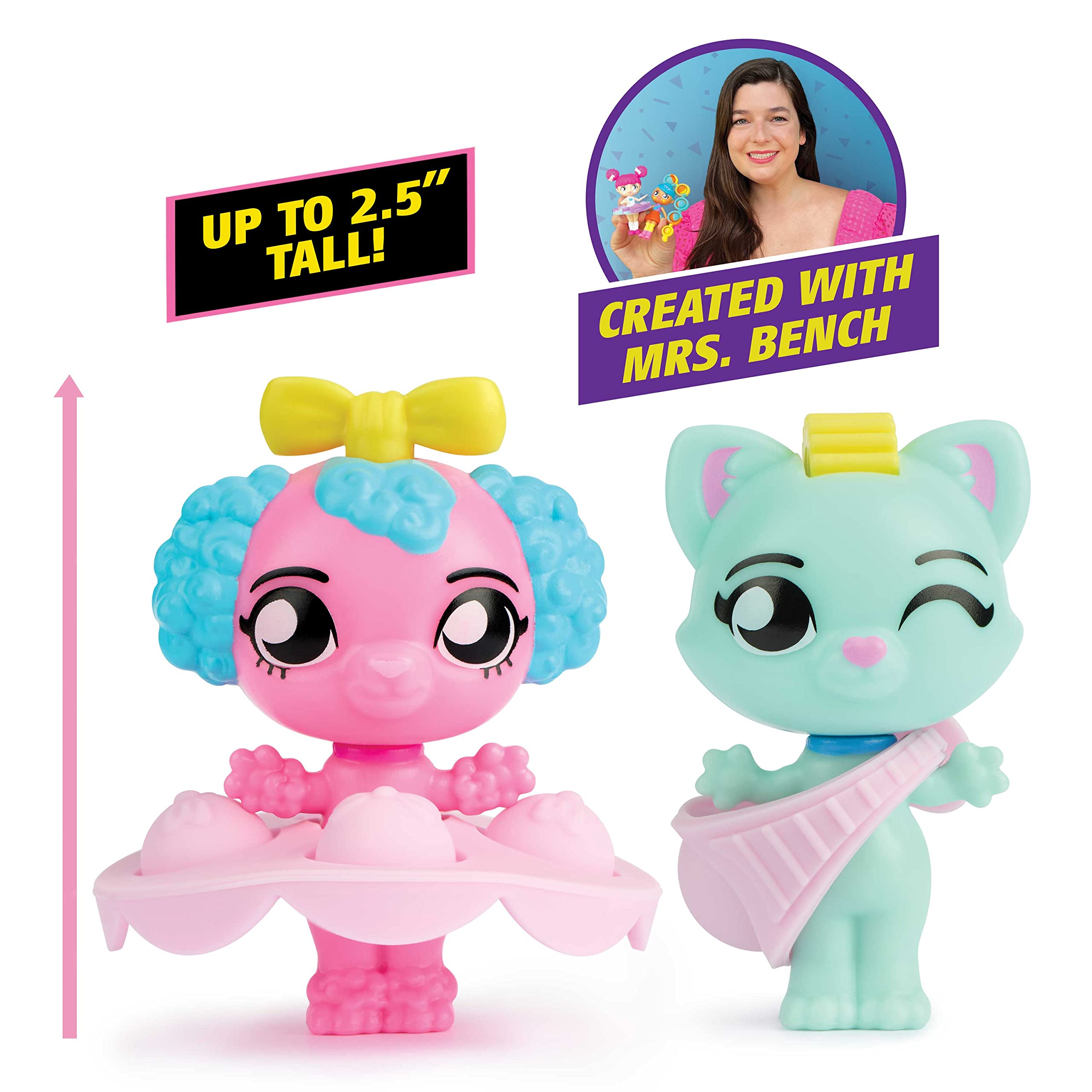 Foto 4 | Muñecos Inquietos Coleccionables Para Mascotas, A La Moda, Paquete De 2 Unidades, Wowwee - Venta Internacional.