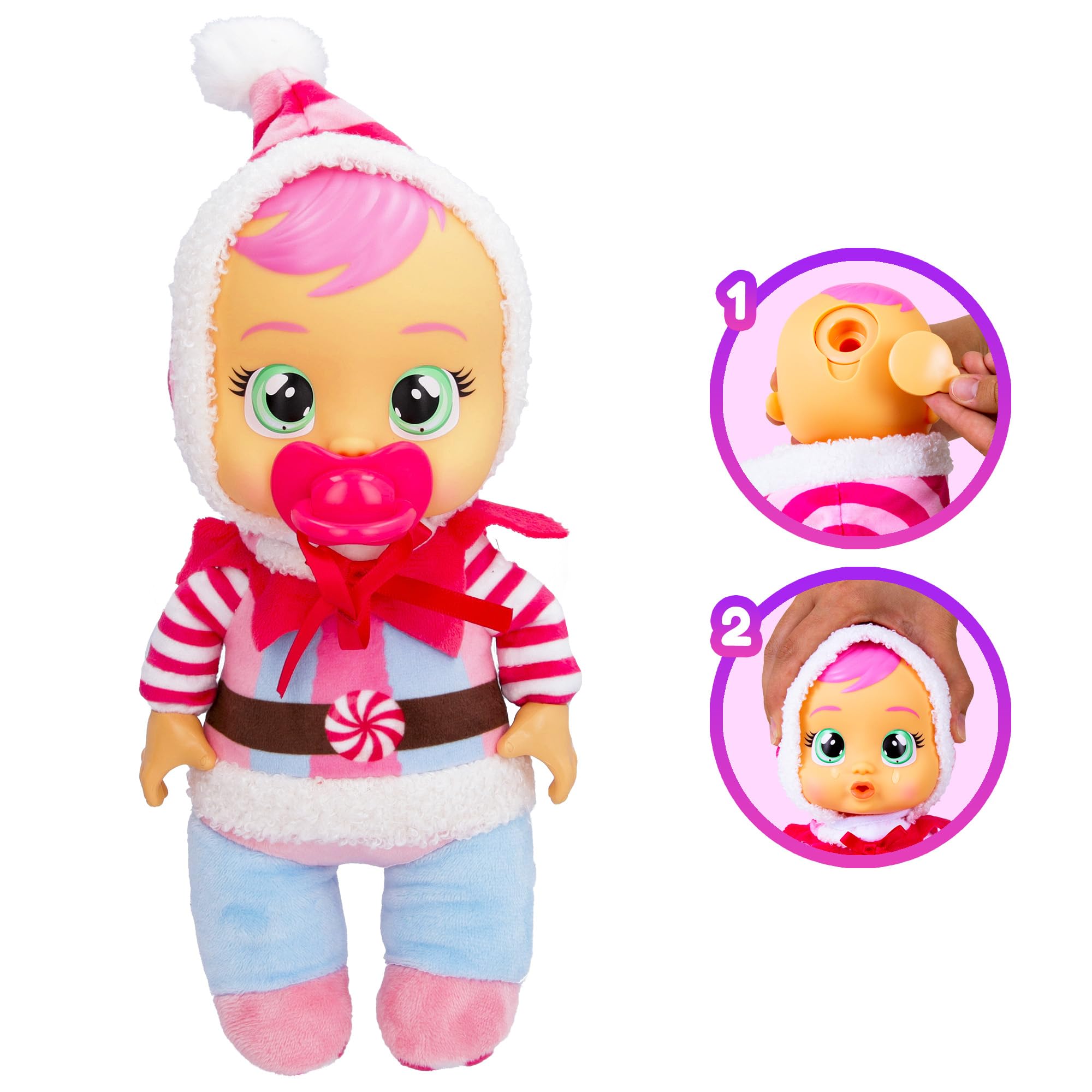 Foto 5 pulgar | Muñeca Imc Toys Cry Babies Tiny Cuddles Christmas Pixy 9+ - Venta Internacional.