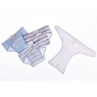 Foto 2 | Pañales Jc Toys Para Muñecas, Lavables, Reutilizables, Ecológicos, 14 A 18 Cm, Paquete De 4 - Venta Internacional.