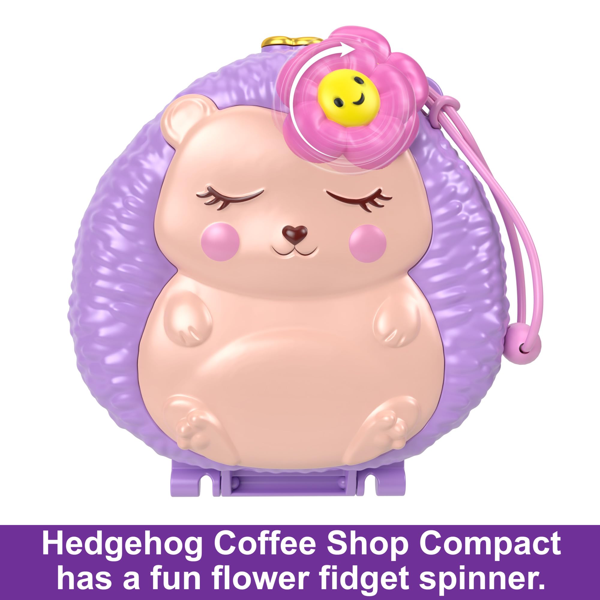 Foto 4 pulgar | Cafetería Toy Polly Pocket Hedgehog Con 2 Micromuñecas - Venta Internacional.