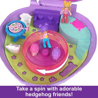 Foto 4 | Cafetería Toy Polly Pocket Hedgehog Con 2 Micromuñecas - Venta Internacional.