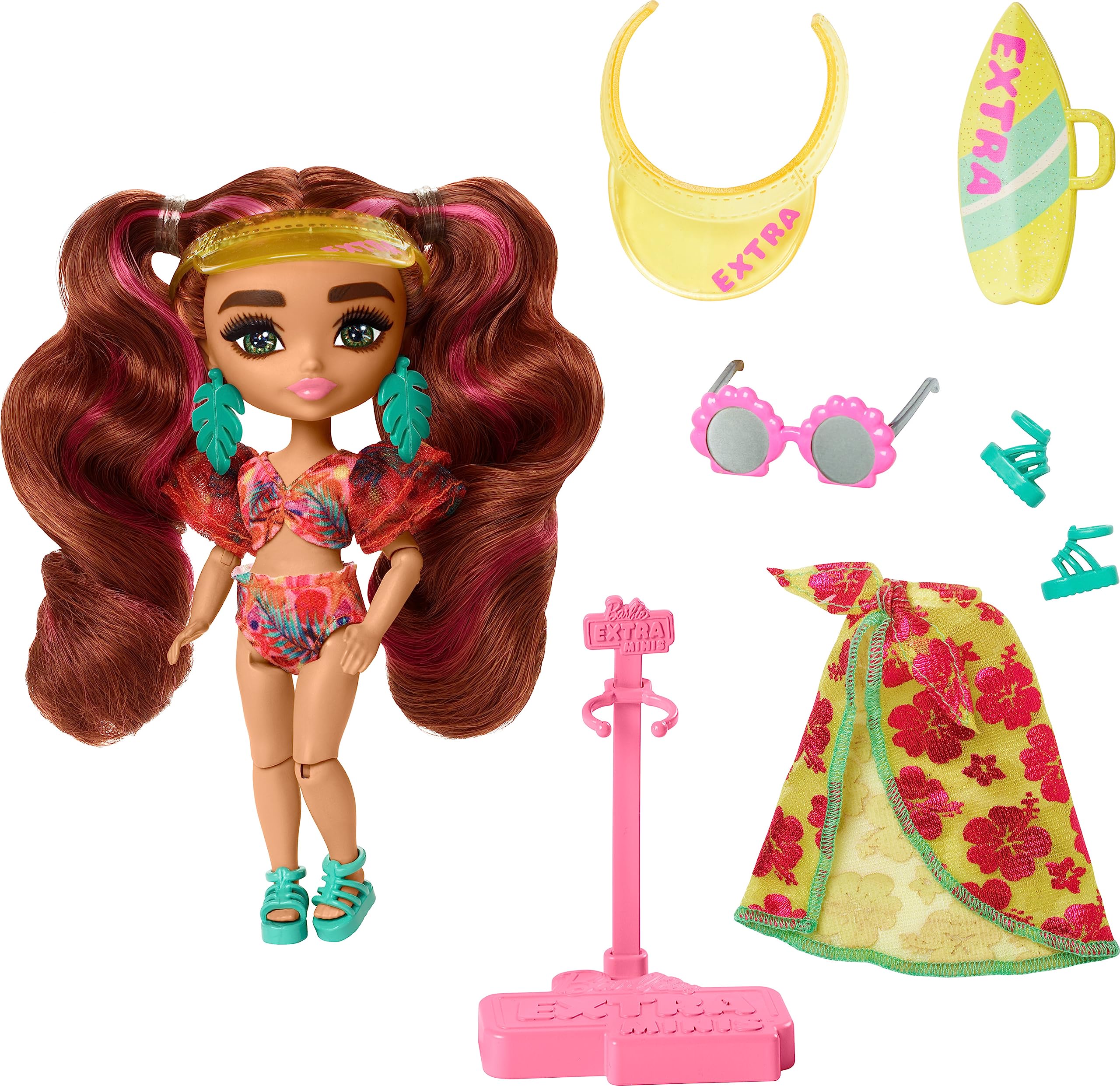 Muñeca De Viaje Barbie Extra Fly Minis Beach Con Accesorios - Venta Internacional.