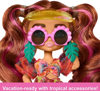Foto 4 | Muñeca De Viaje Barbie Extra Fly Minis Beach Con Accesorios - Venta Internacional.