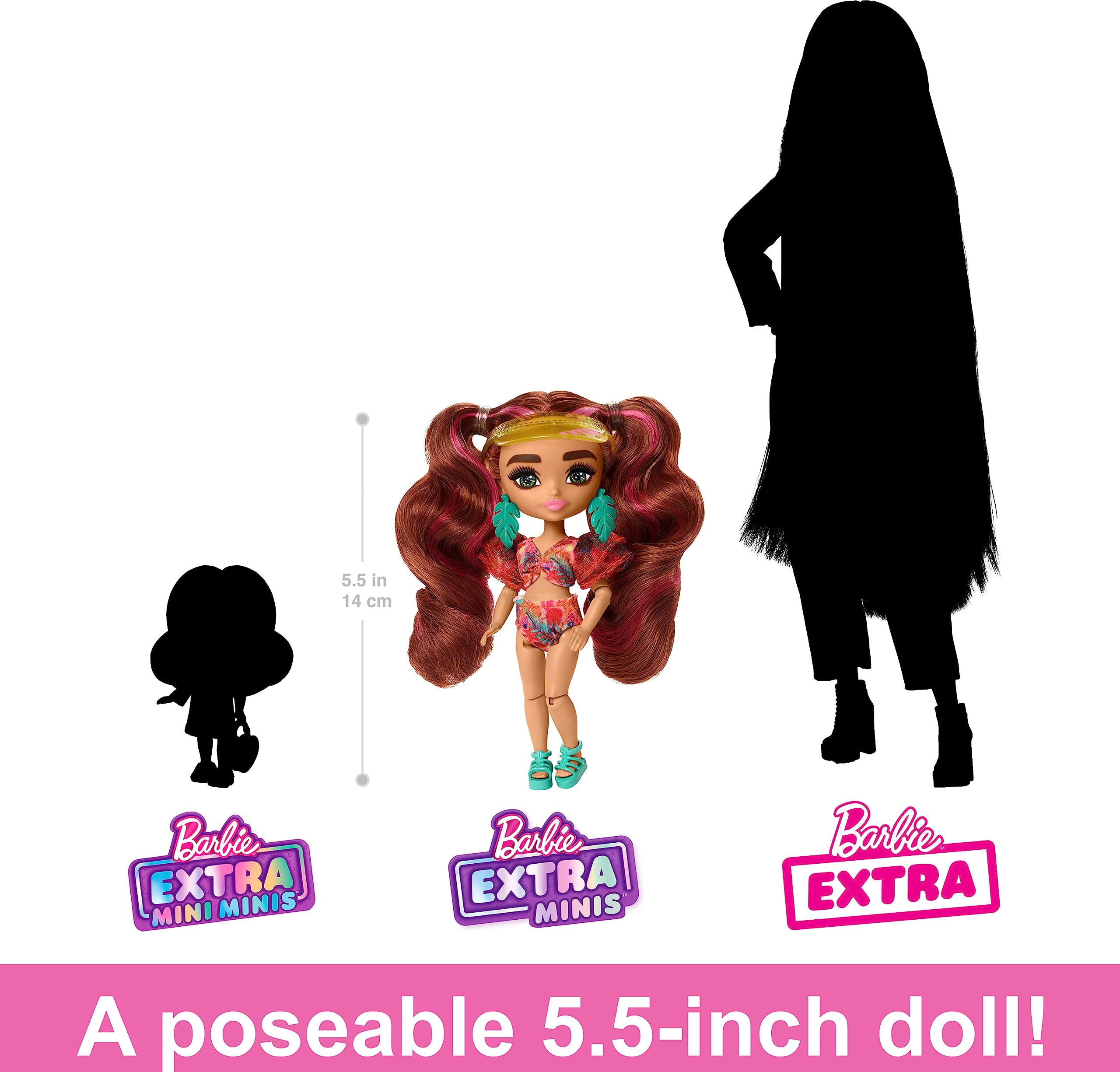 Foto 6 pulgar | Muñeca De Viaje Barbie Extra Fly Minis Beach Con Accesorios - Venta Internacional.