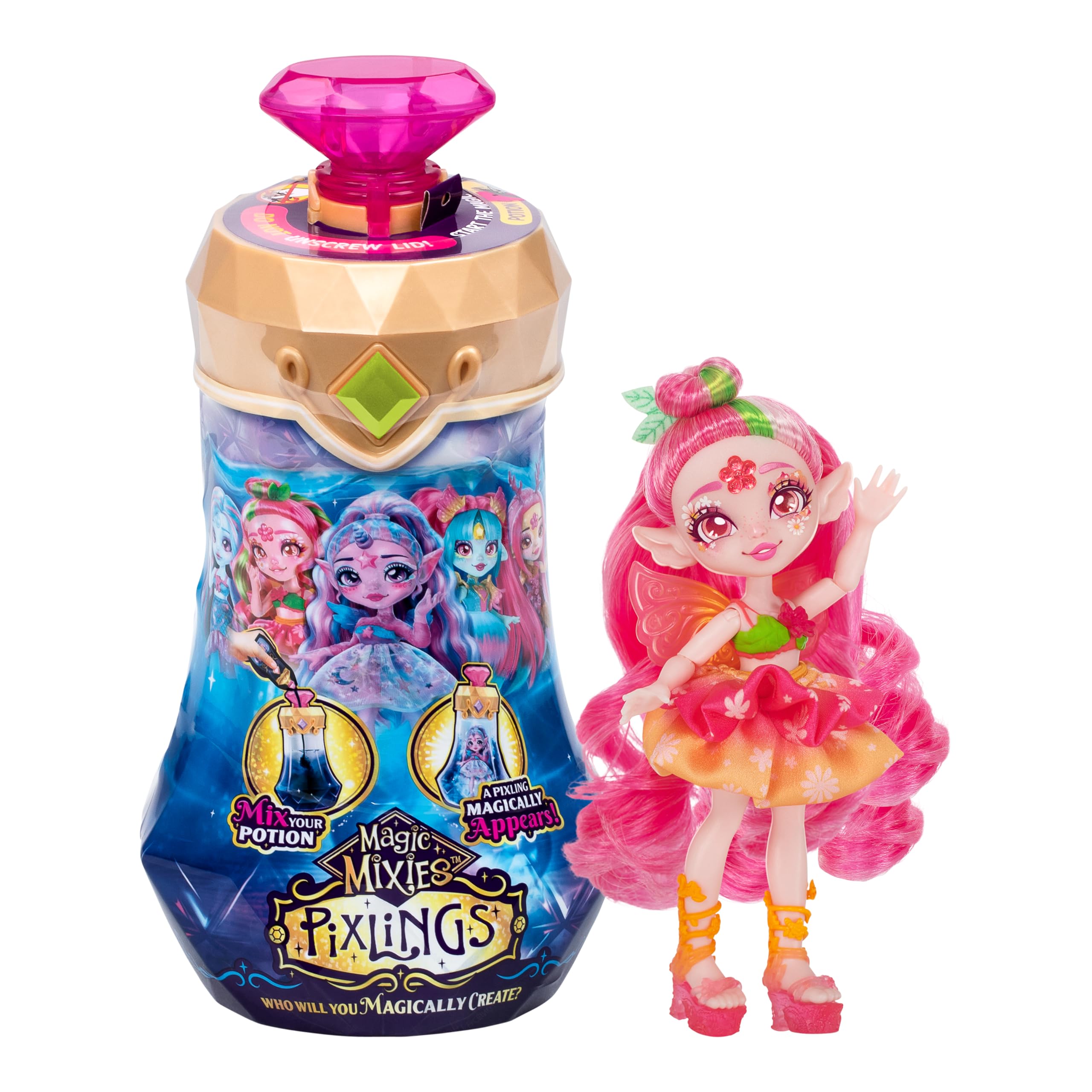 Toy Magic Mixies Pixlings Faye Fairy Con Muñeca Y Poción De 6,5 Cm - Venta Internacional.