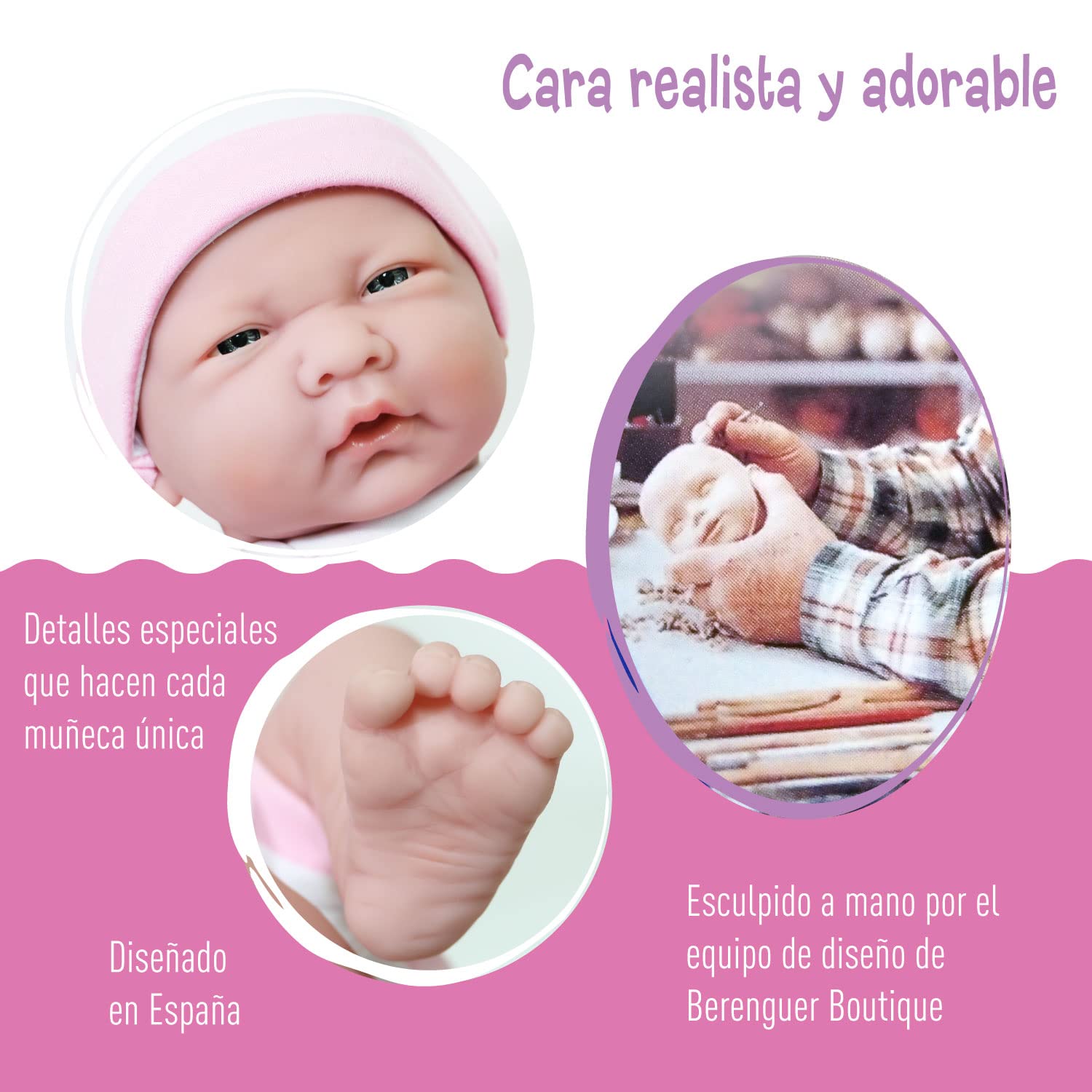 Foto 4 pulgar | Set De Regalo Doll Jc Toys La Newborn De 14 Pulgadas Con Mecedora Para Cuna, 10 Piezas - Venta Internacional.