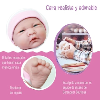 Foto 3 | Set De Regalo Doll Jc Toys La Newborn De 14 Pulgadas Con Mecedora Para Cuna, 10 Piezas - Venta Internacional.