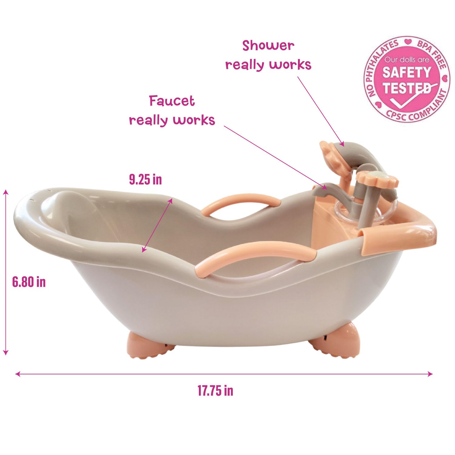Foto 3 pulgar | ¡set De Baño Para Muñecas Jc Toys For Keeps Playtime! Más De 2 Años - Venta Internacional.