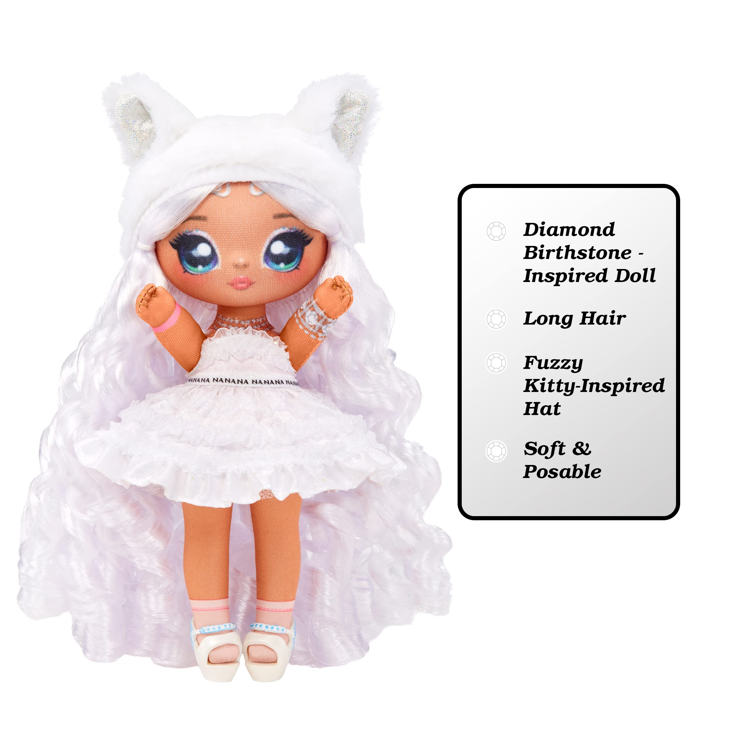 Foto 5 pulgar | Muñeca De Moda Na Na Na Surprise Sweetest Gems April Sparkles - Venta Internacional.