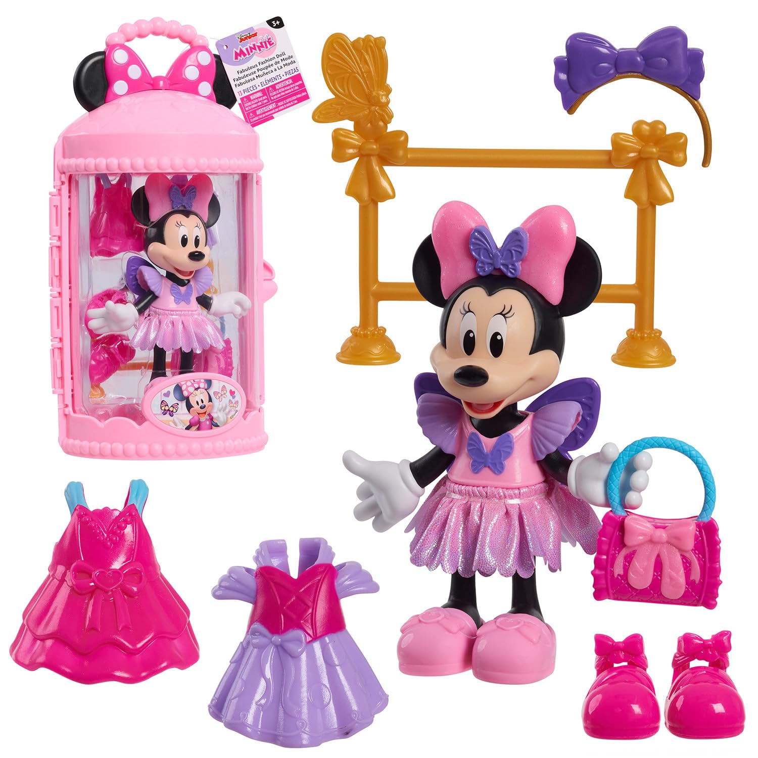 Muñeca Bailarina A La Moda Just Play Disney Junior Minnie Mouse - Venta Internacional.
