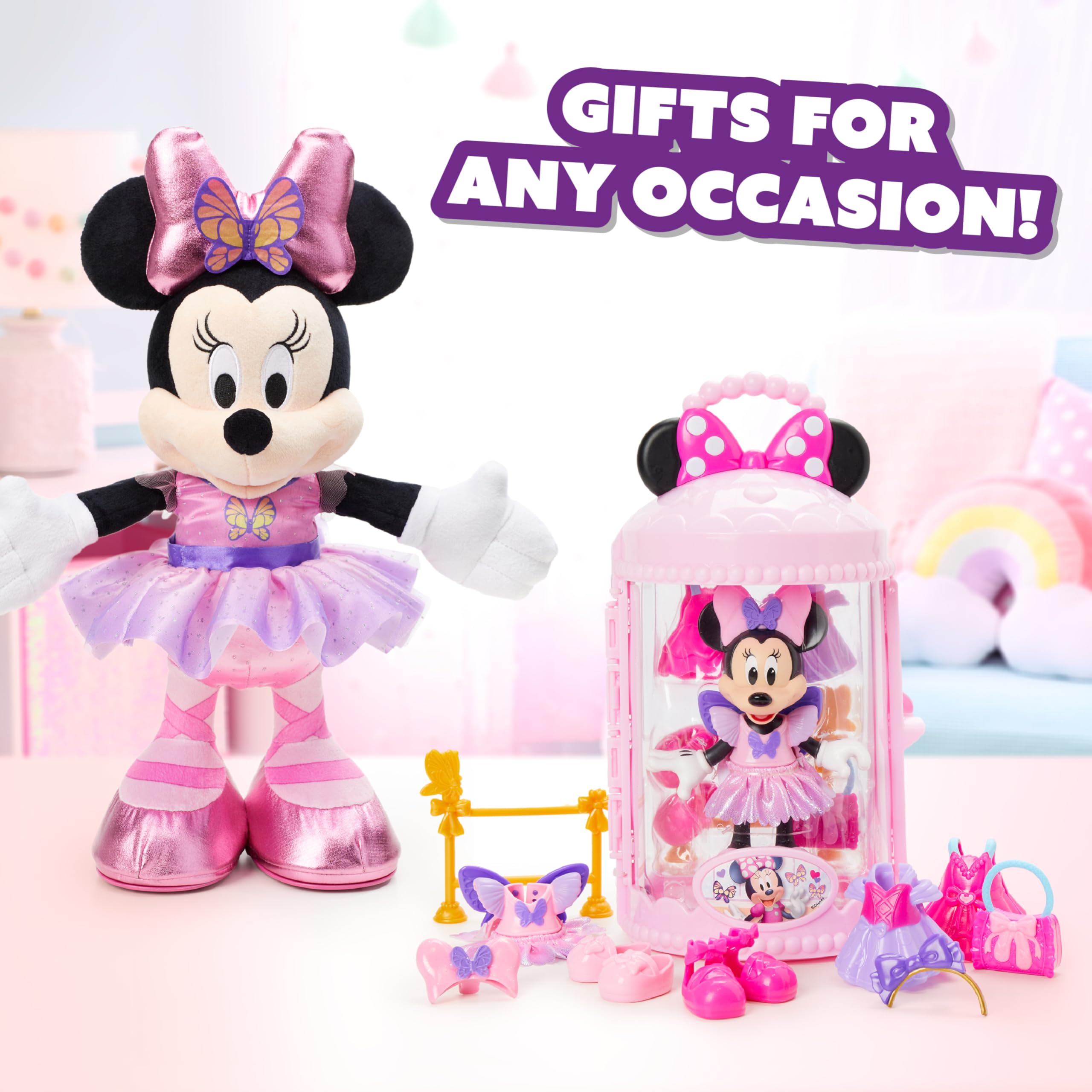 Foto 7 pulgar | Muñeca Bailarina A La Moda Just Play Disney Junior Minnie Mouse - Venta Internacional.
